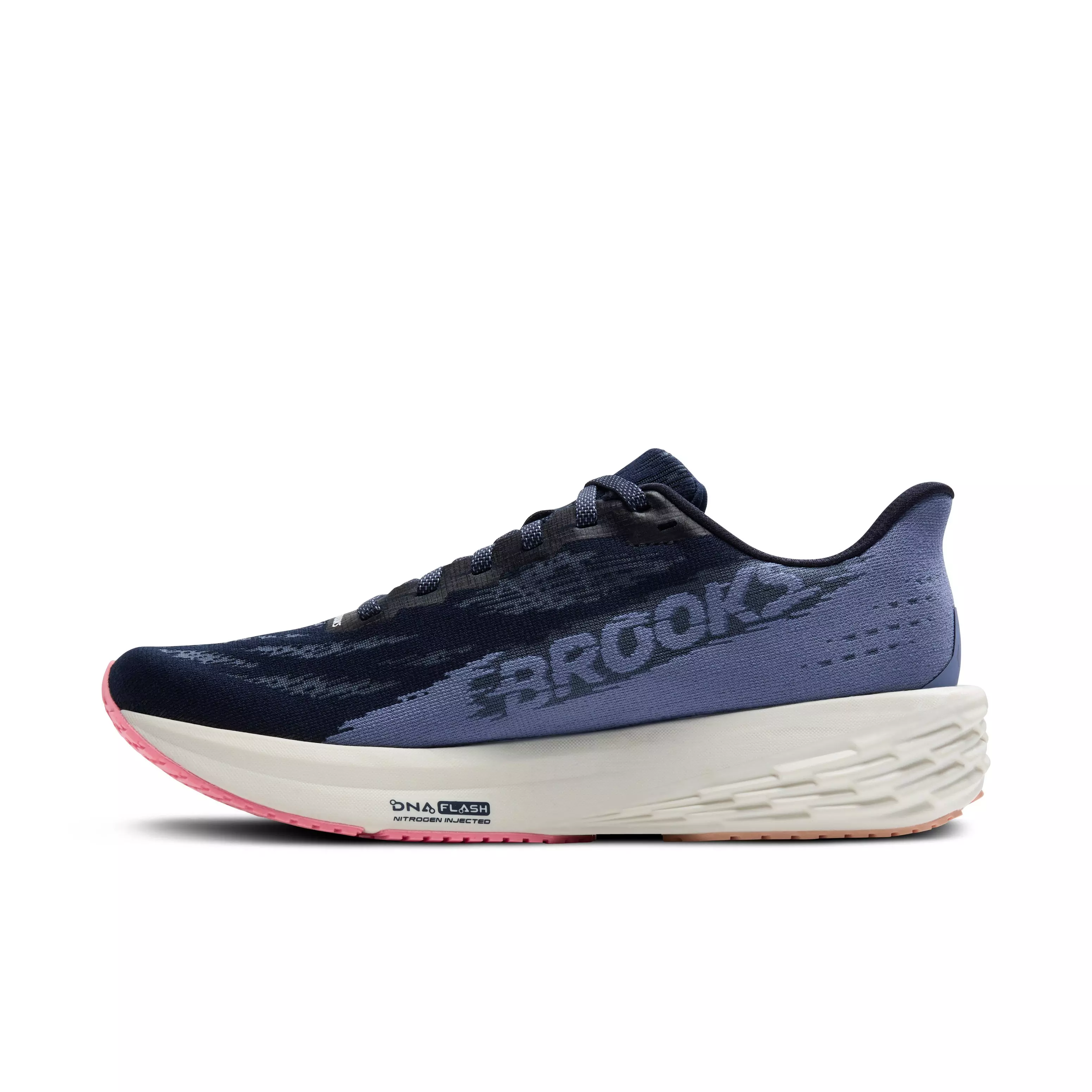 Brooks Launch 11 "Peacoat/Blue/Peach" Women's Running Shoe - PEACOAT/BLUE/PEACH