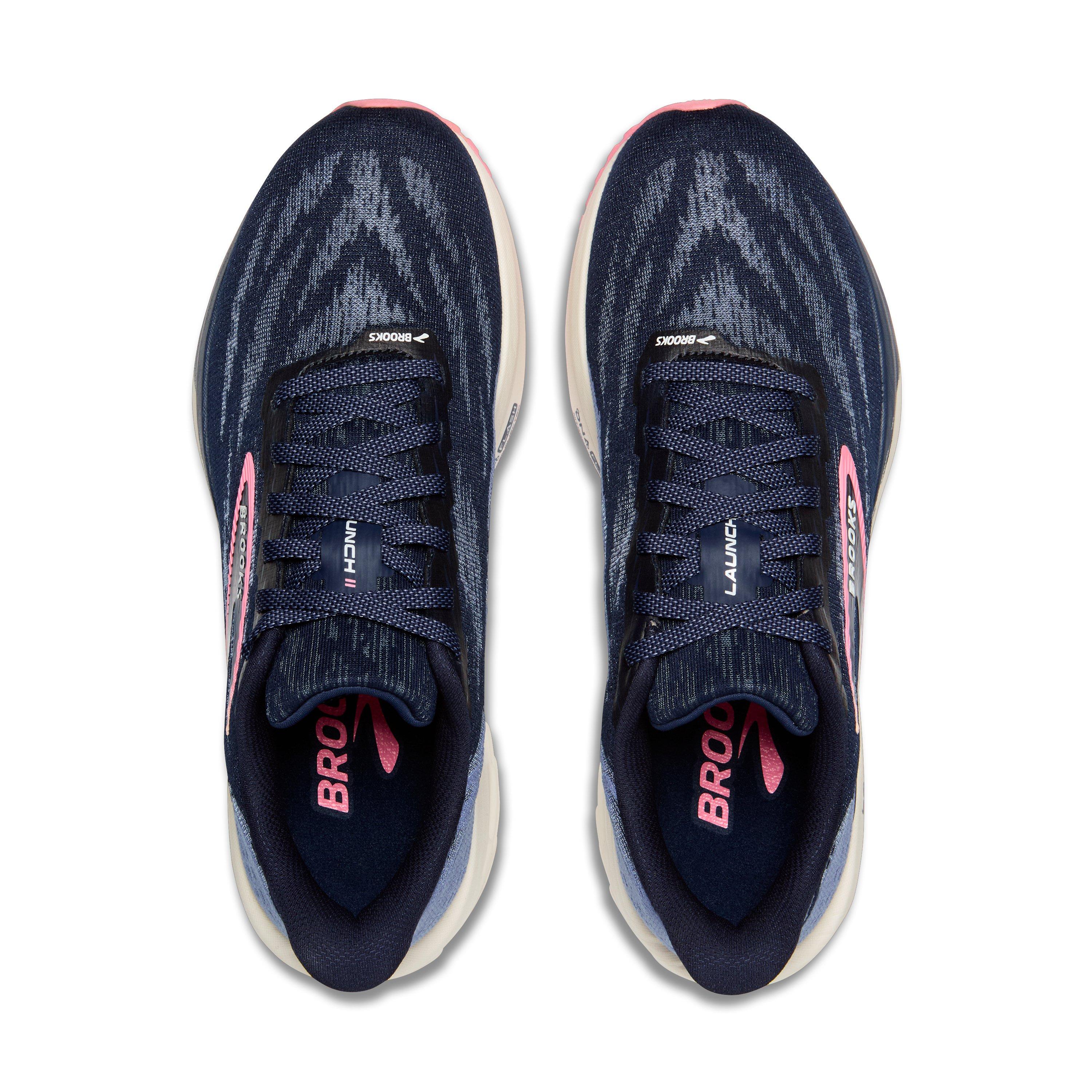 Brooks Launch 11 "Peacoat/Blue/Peach" Women's Running Shoe - PEACOAT/BLUE/PEACH Thumbnail View 5