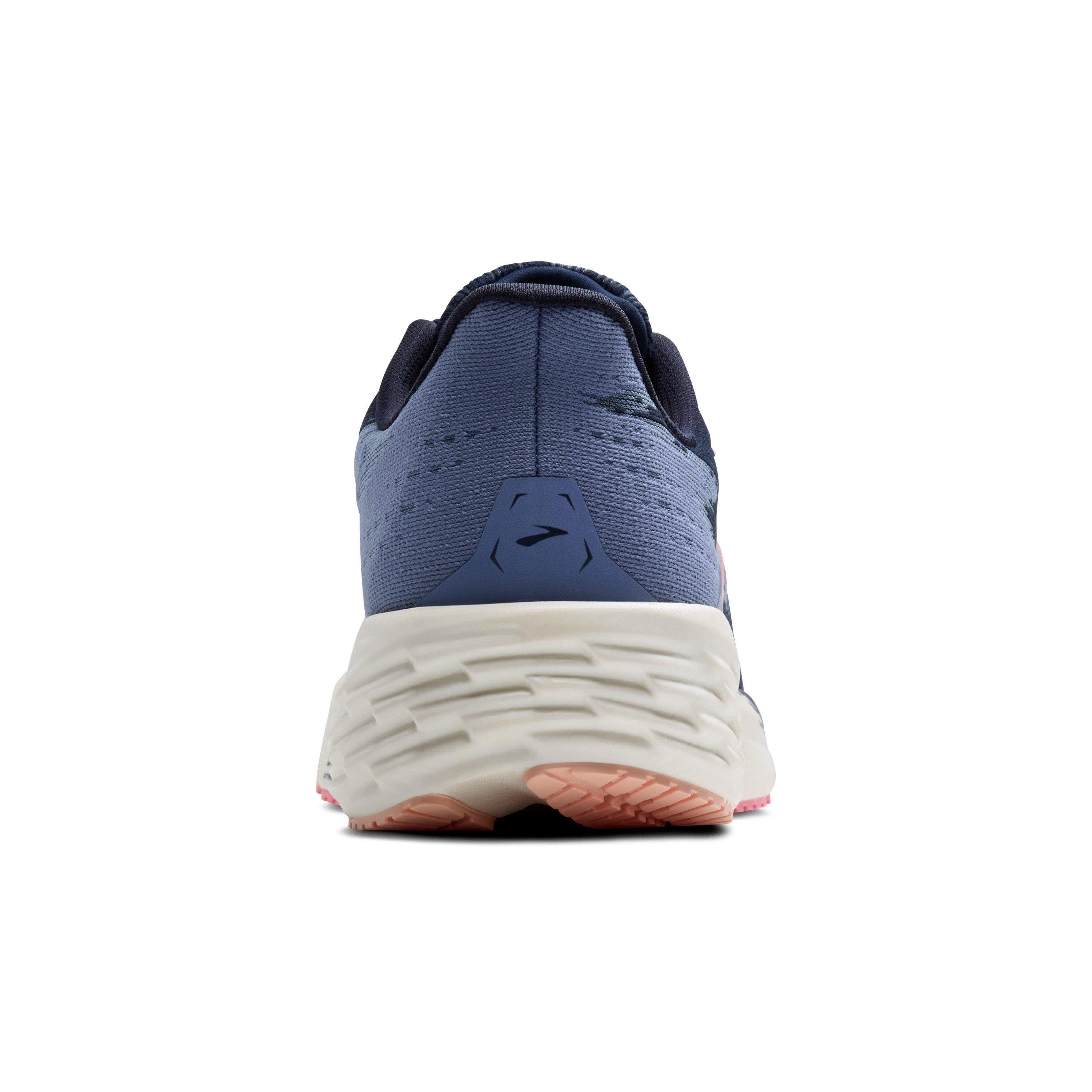 Brooks Launch 11 "Peacoat/Blue/Peach" Women's Running Shoe - PEACOAT/BLUE/PEACH Thumbnail View 6