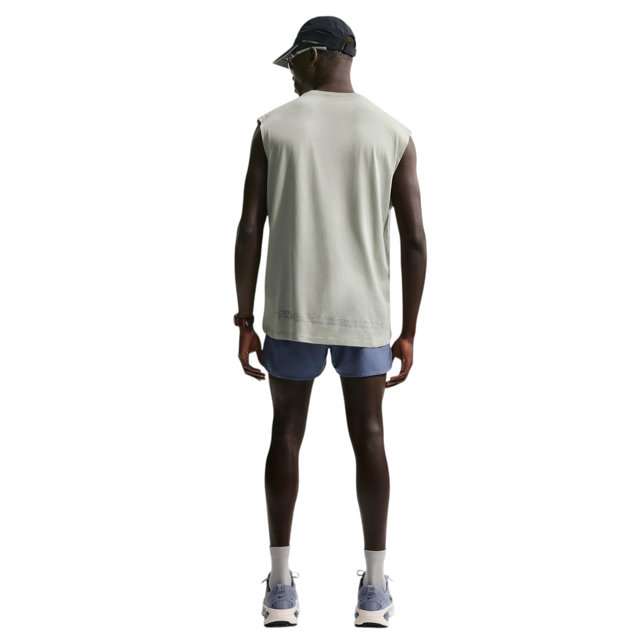 Nike Men's Dri-FIT 3" Brief-Lined Running Shorts - Blue - BLUE