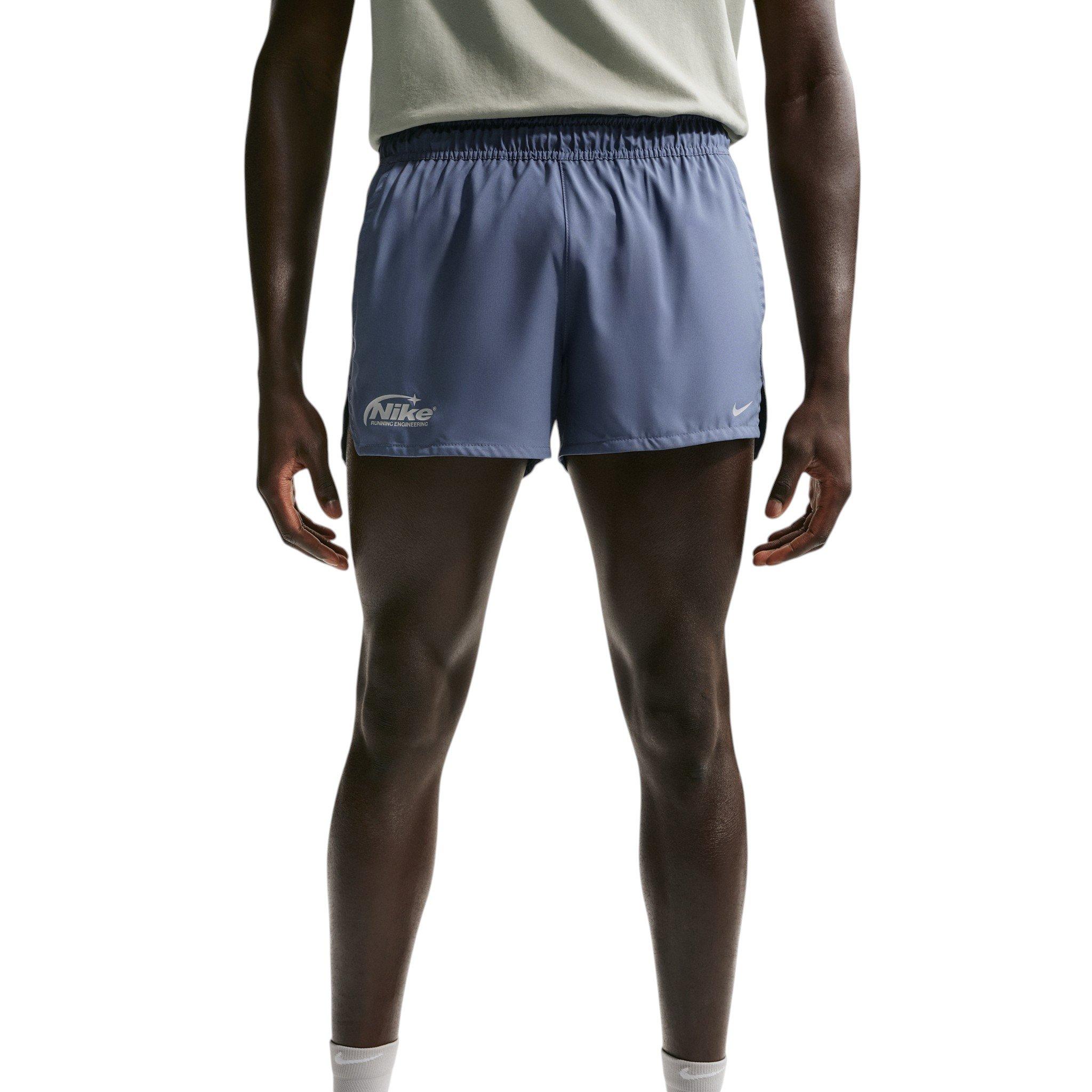 Nike Men's Dri-FIT 3" Brief-Lined Running Shorts - Blue - BLUE
