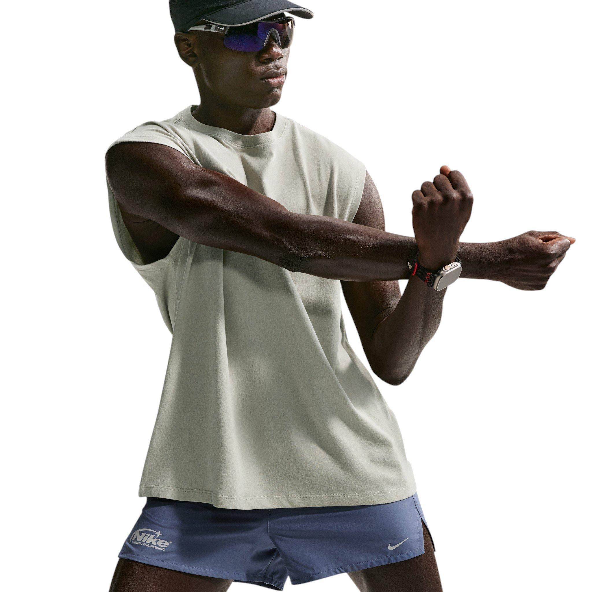 Nike Men's Dri-FIT 3" Brief-Lined Running Shorts - Blue - BLUE