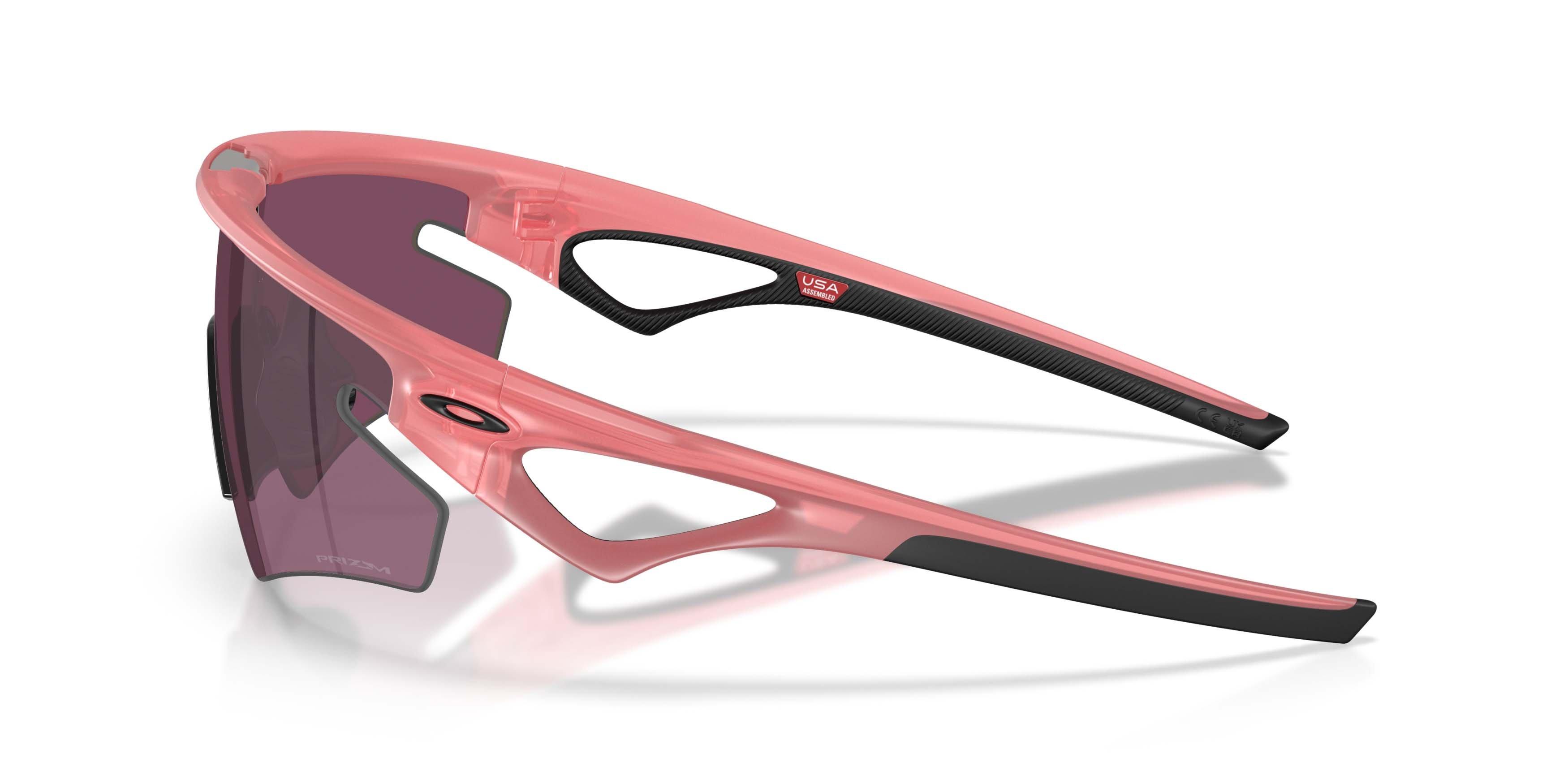 Oakley Sphaera Slash Velocity Collection Prizm Road Black Sunglasses &ndash; Transparent Paloma - PINK Thumbnail View 8