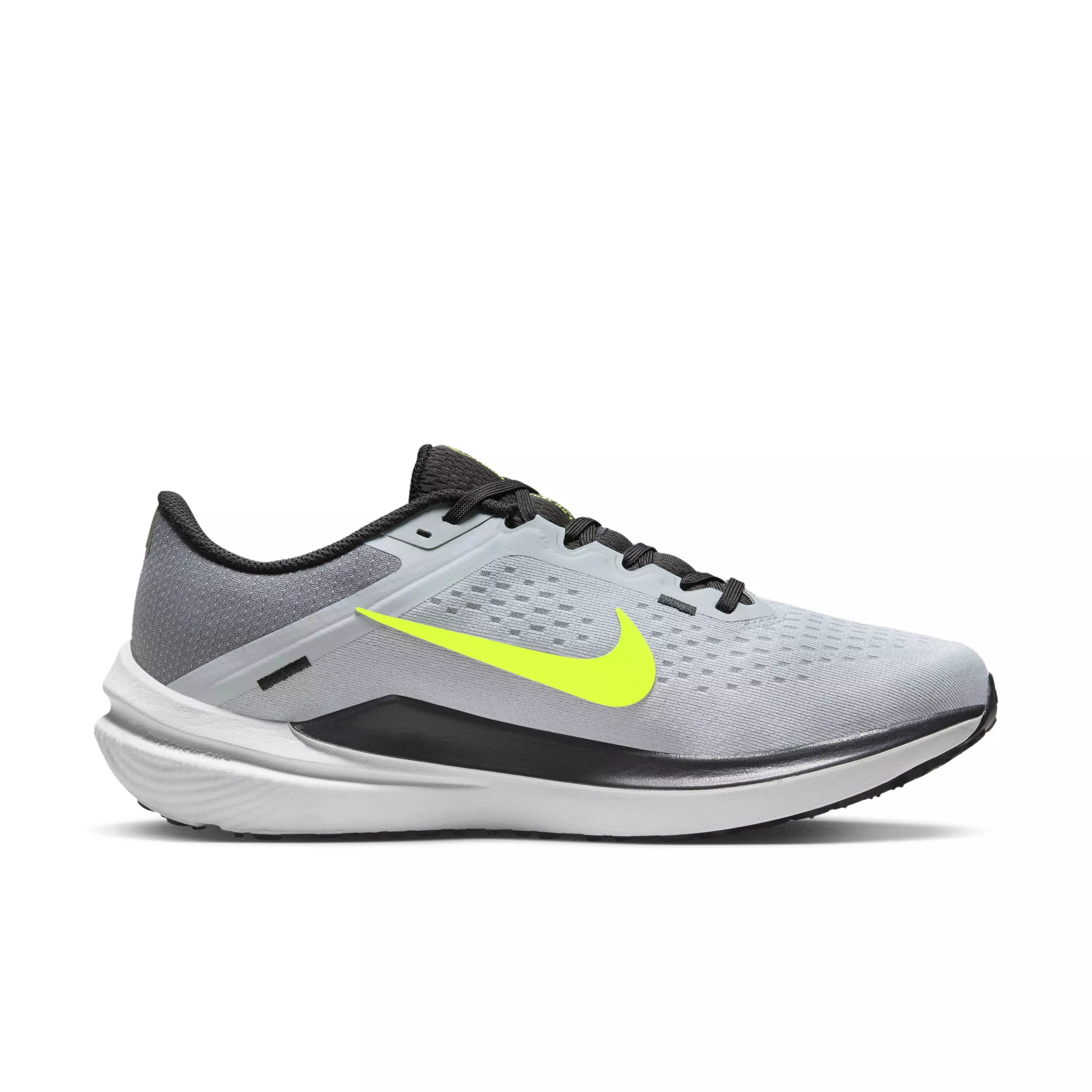 Nike Winflo 10 "Grey/Dark Grey/Yellow" Men's Running Shoe - GREY/DK GREY/YELLOW