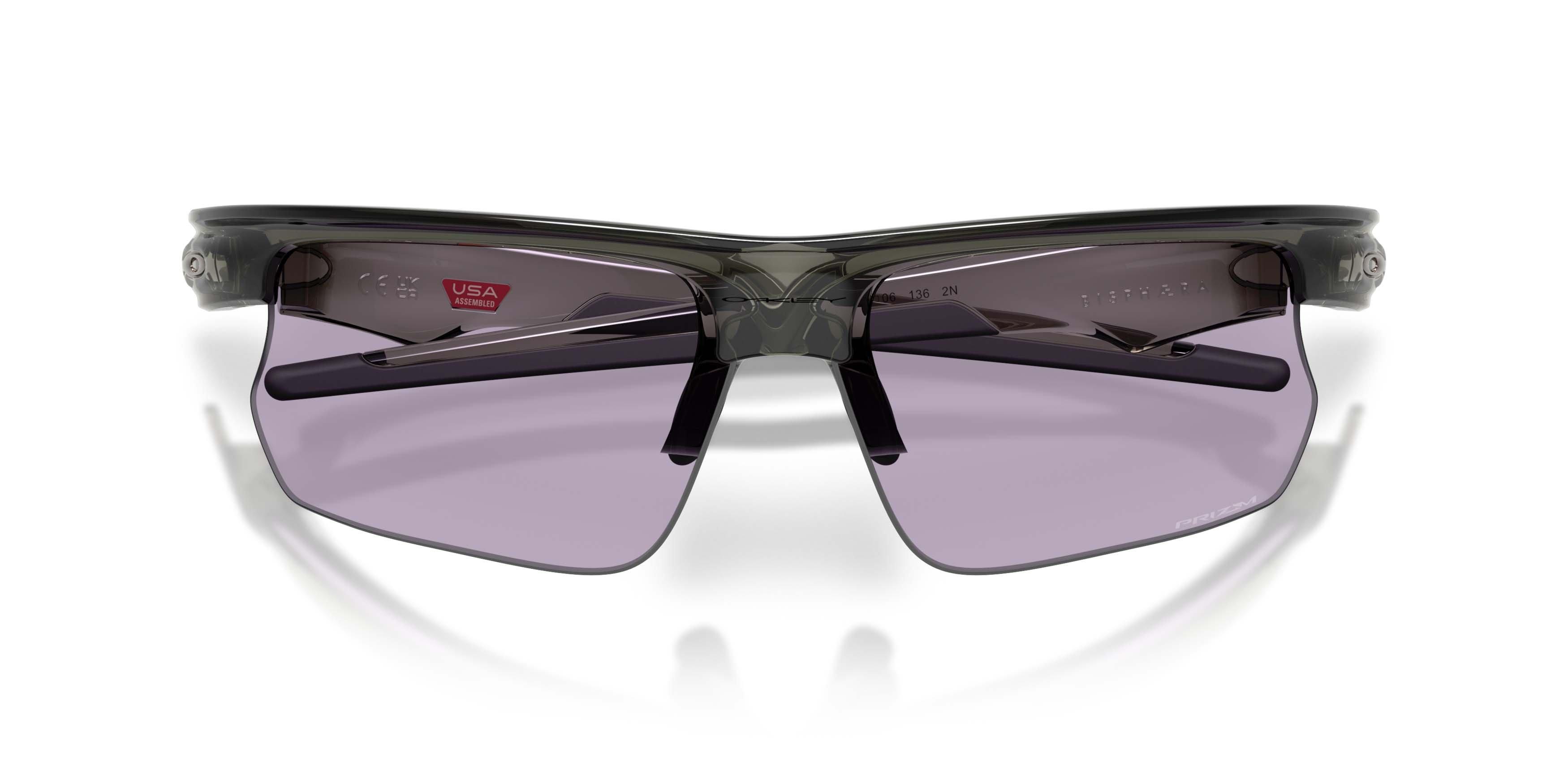 Oakley BiSphaera On The Green Collection Prizm Slate Sunglasses &ndash; Grey Smoke - GREY Thumbnail View 7