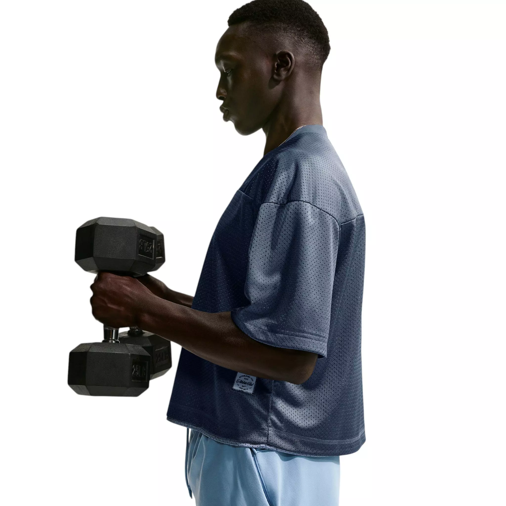 Nike Men's N.A.C. Dri-FIT Reversible Training Shirt - Blue - BLUE