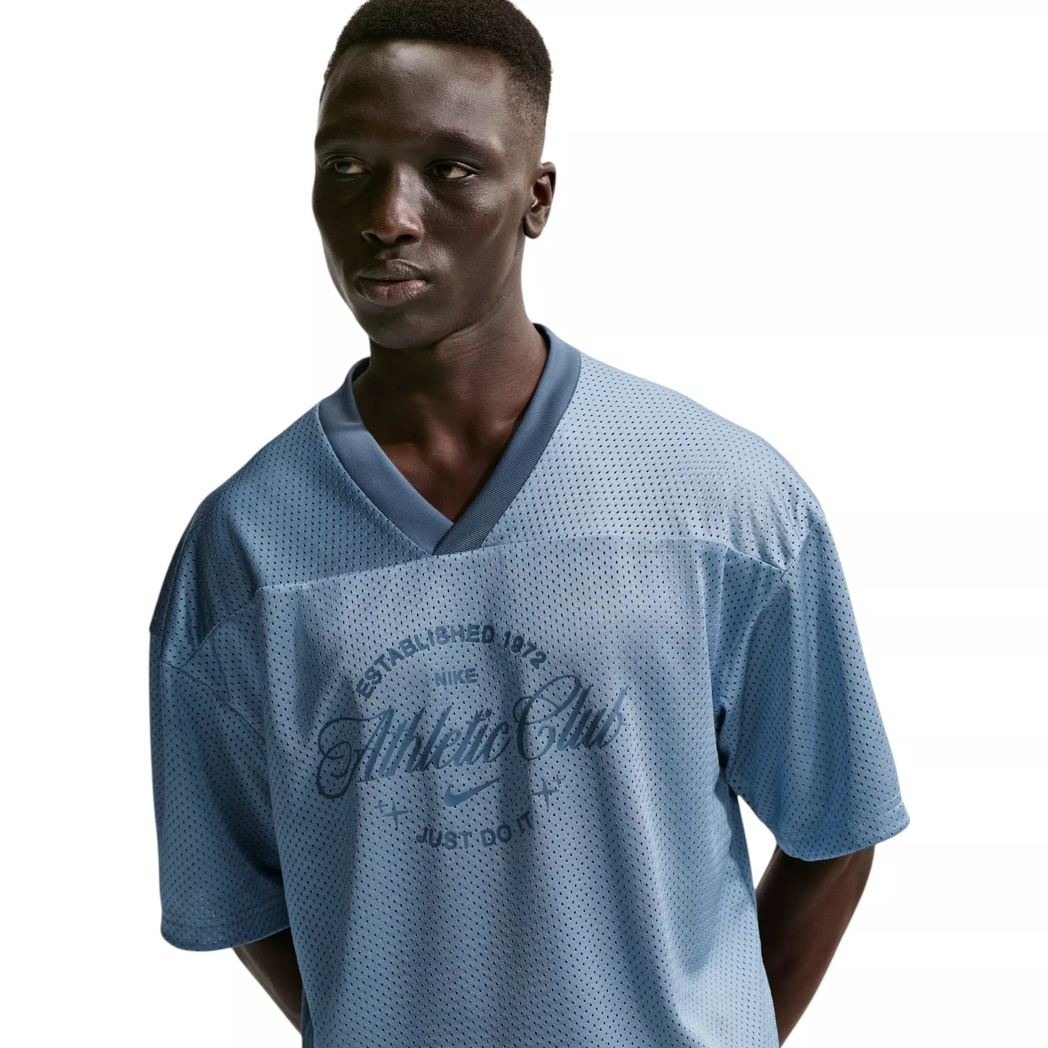 Nike Men's N.A.C. Dri-FIT Reversible Training Shirt - Blue - BLUE