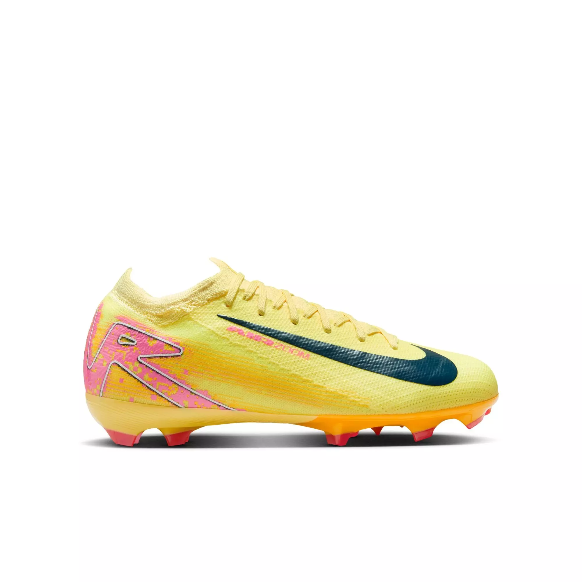 Nike Jr. Mercurial Vapor 16 Pro FG "Light Laser Orange/Armory Navy" Grade School Kids' Soccer Cleat - LT ORANGE/NAVY