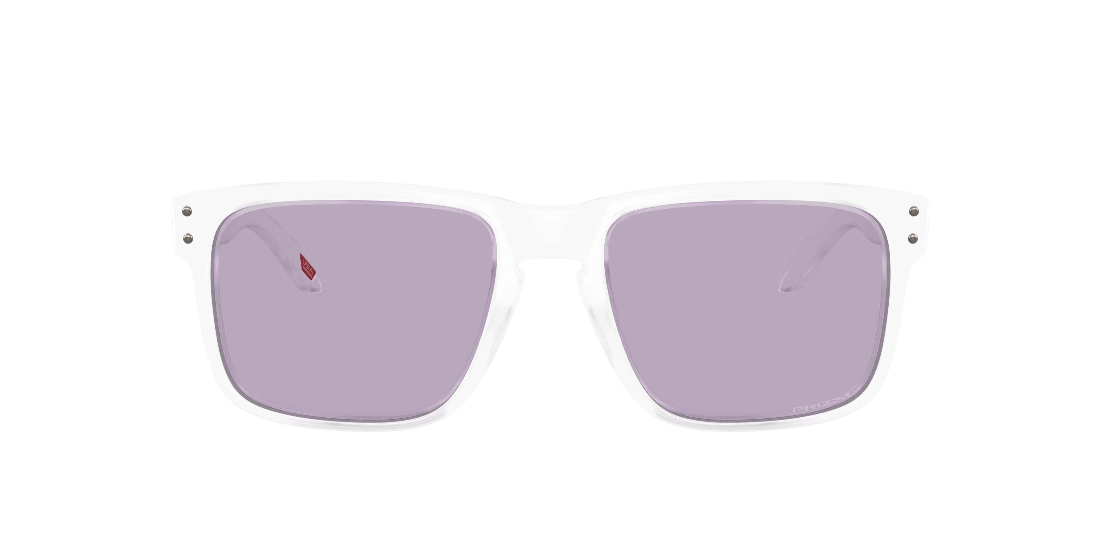 Oakley Holbrook On The Green Collection Prizm Slate Sunglasses &ndash; Matte Clear - CLEAR/PURPLE Thumbnail View 2