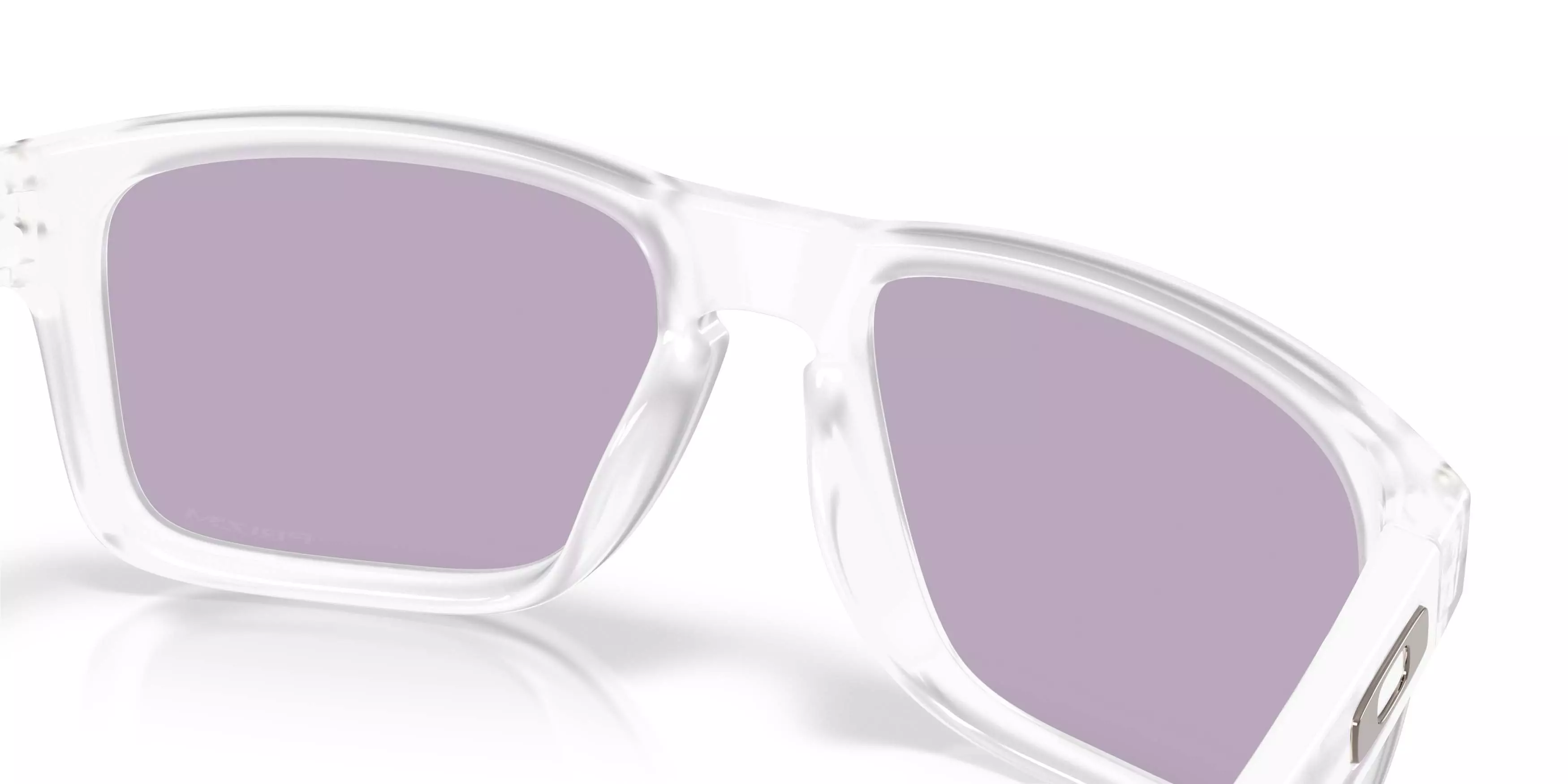 Oakley Holbrook On The Green Collection Prizm Slate Sunglasses &ndash; Matte Clear - CLEAR/PURPLE