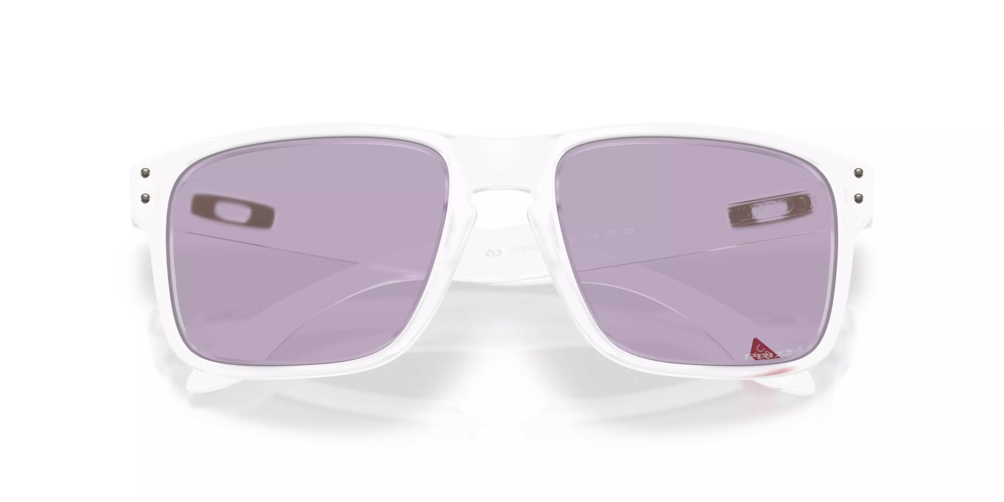 Oakley Holbrook On The Green Collection Prizm Slate Sunglasses &ndash; Matte Clear - CLEAR/PURPLE