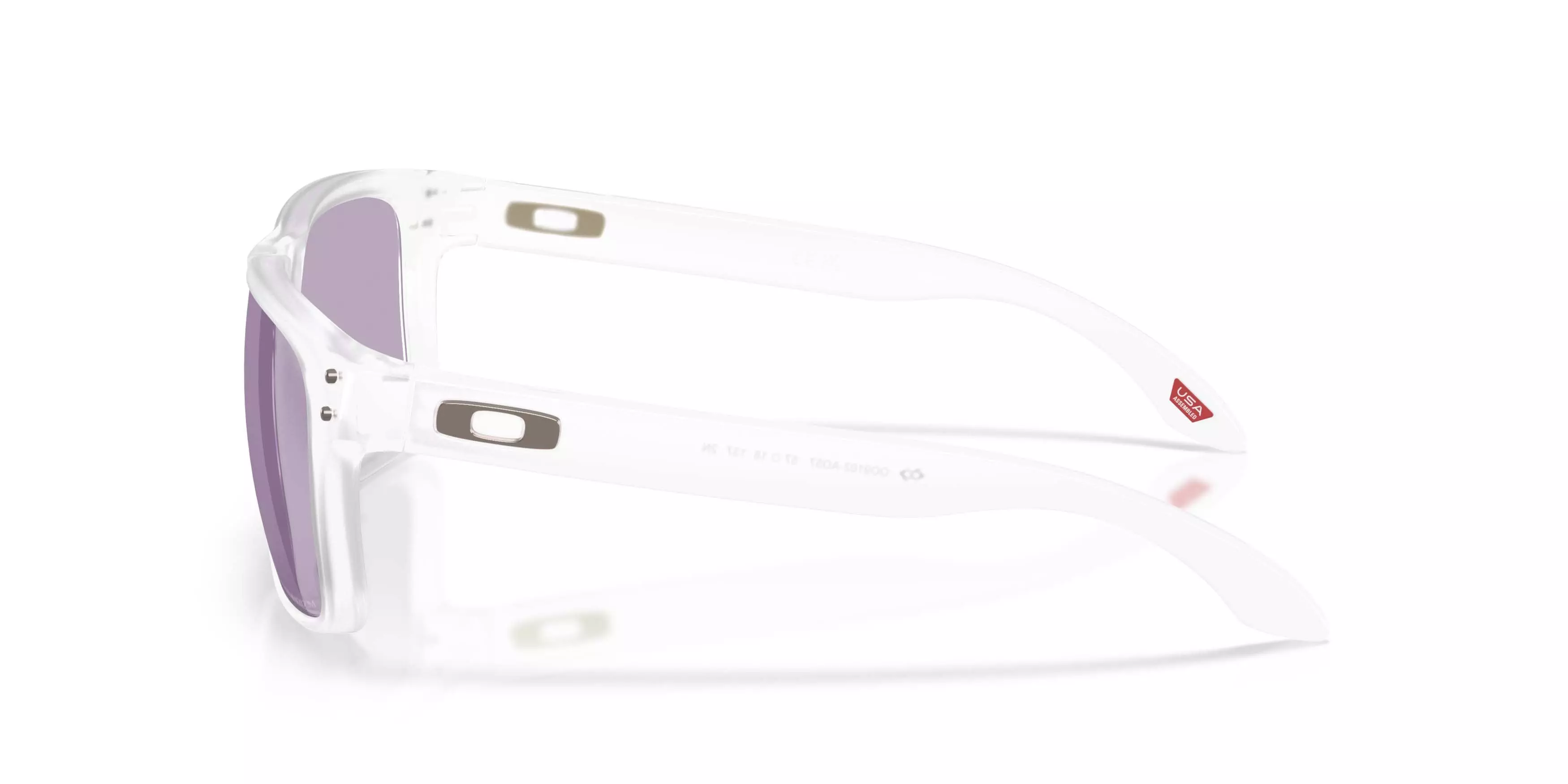 Oakley Holbrook On The Green Collection Prizm Slate Sunglasses &ndash; Matte Clear - CLEAR/PURPLE