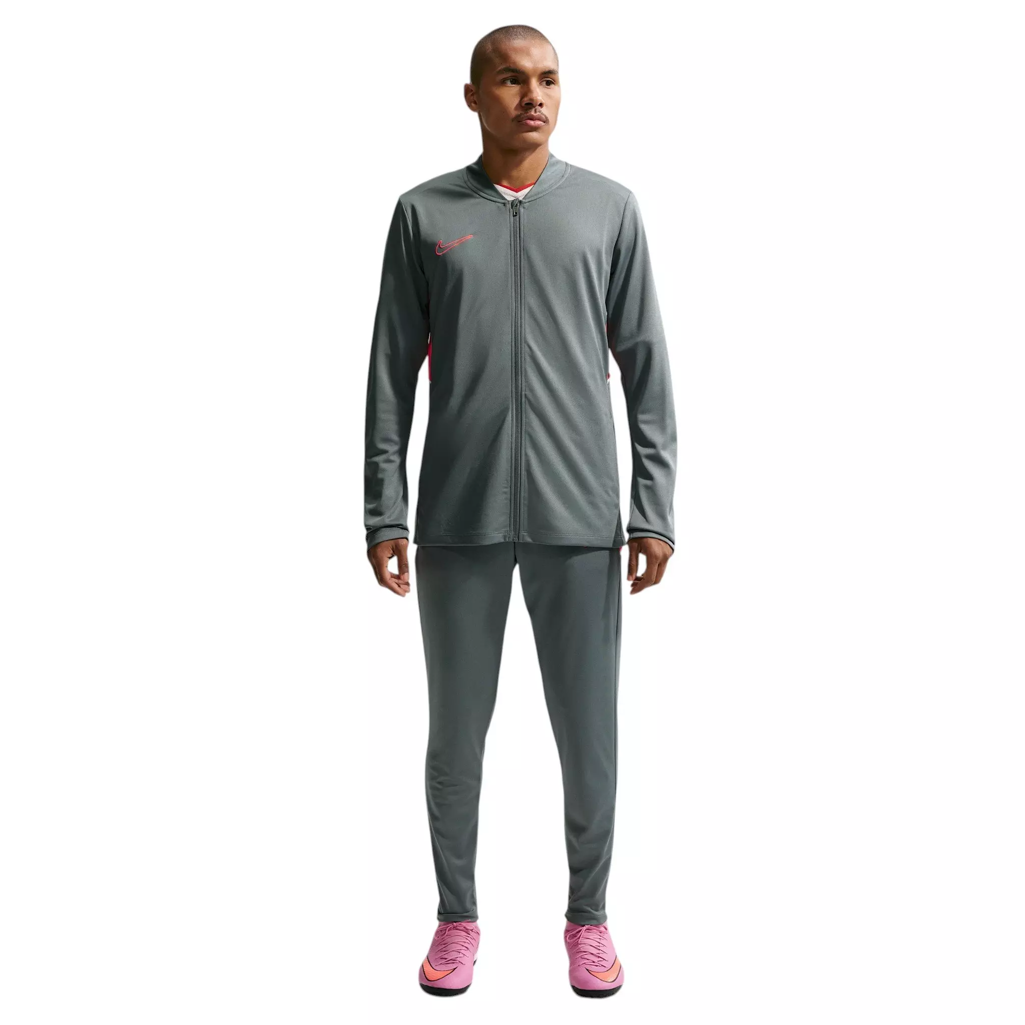 Nike Men's Academy Dri-FIT Soccer Tracksuit - Grey - GREY