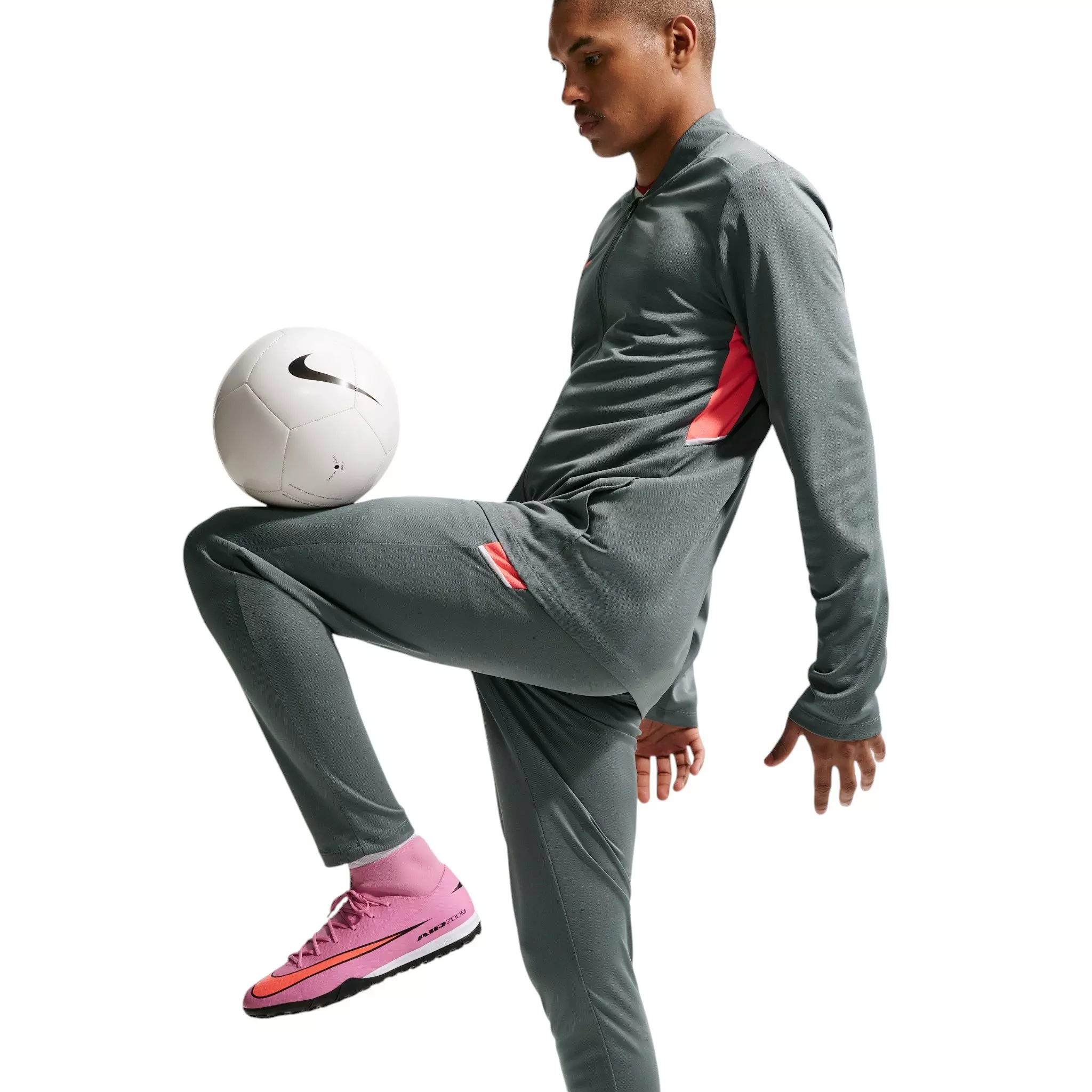Nike Men's Academy Dri-FIT Soccer Tracksuit - Grey - GREY
