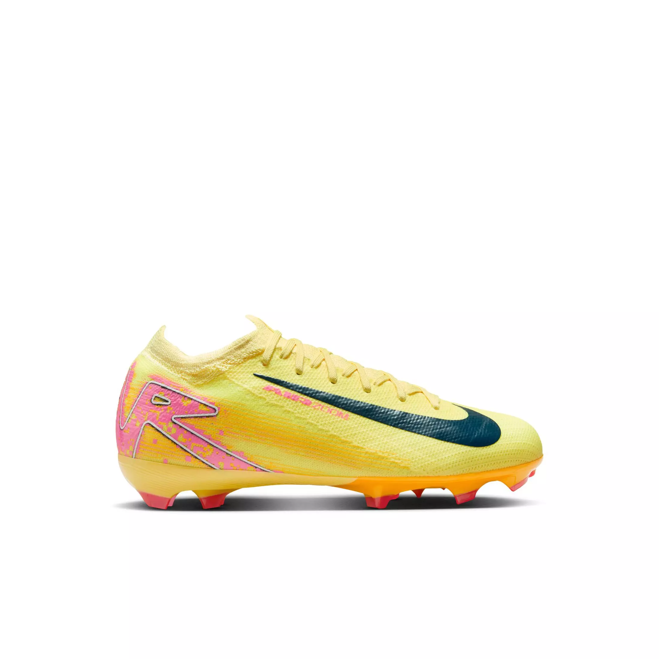 Nike Jr. Mercurial Vapor 16 Pro FG "Light Laser Orange/Armory Navy" Preschool Kids' Soccer Cleat - LT ORANGE/NAVY