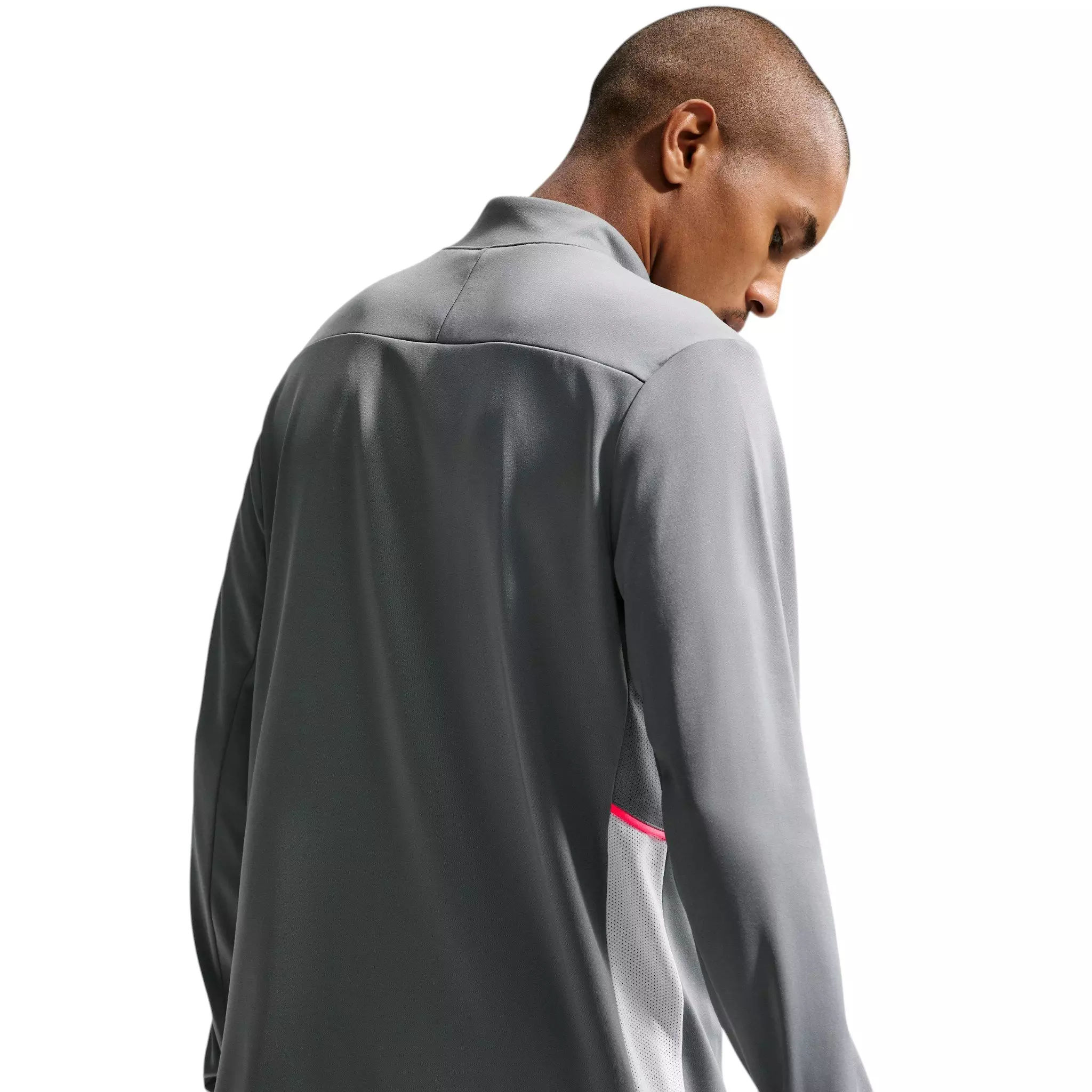 Nike Men's Academy Dri-FIT 1/4 Zip Soccer Drill Top - Grey - GREY