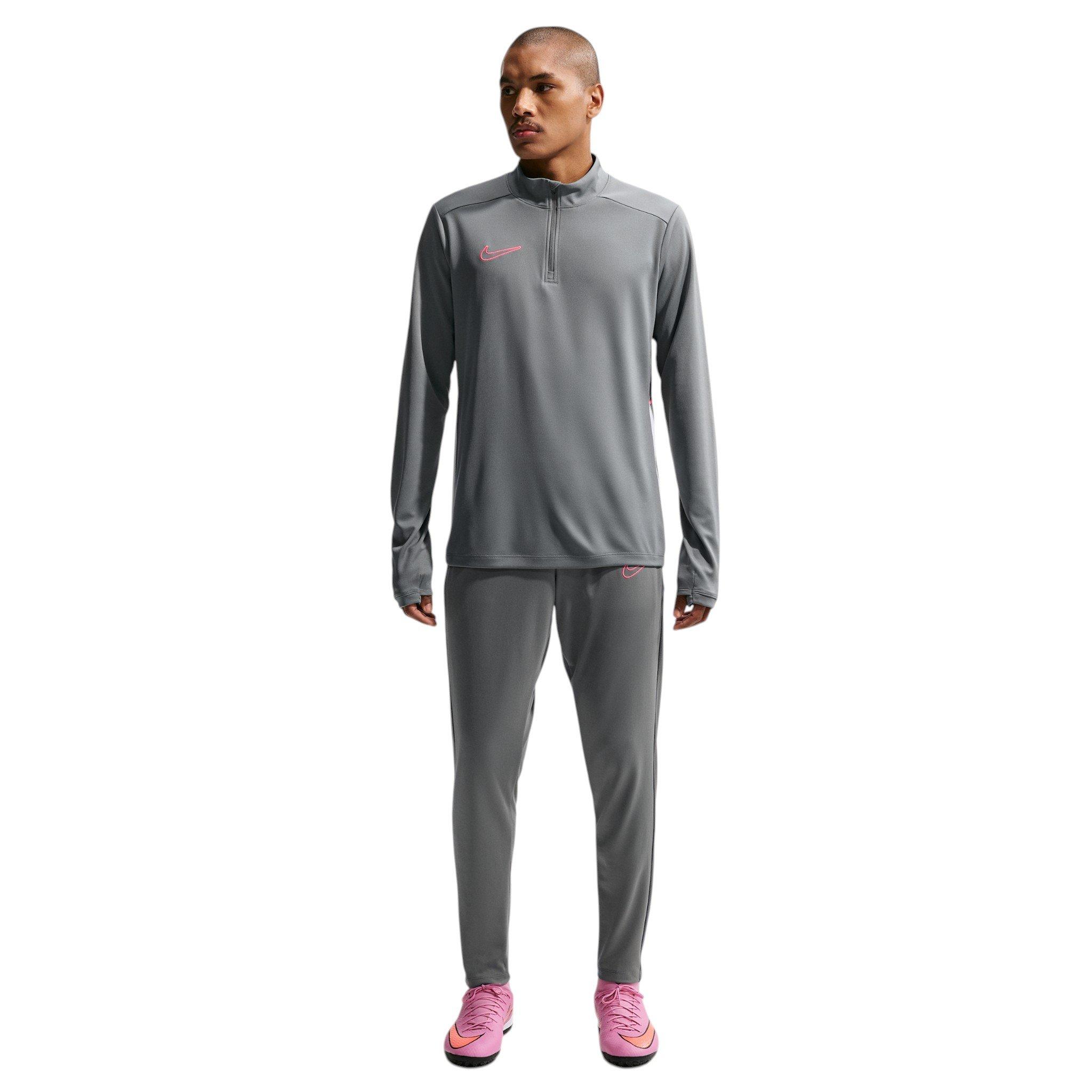 Nike Men's Academy Dri-FIT 1/4 Zip Soccer Drill Top - Grey - GREY