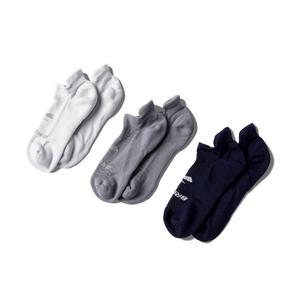 Brooks Run-In No-Show Socks (3 Pack) - ​Navy/Grey/White
