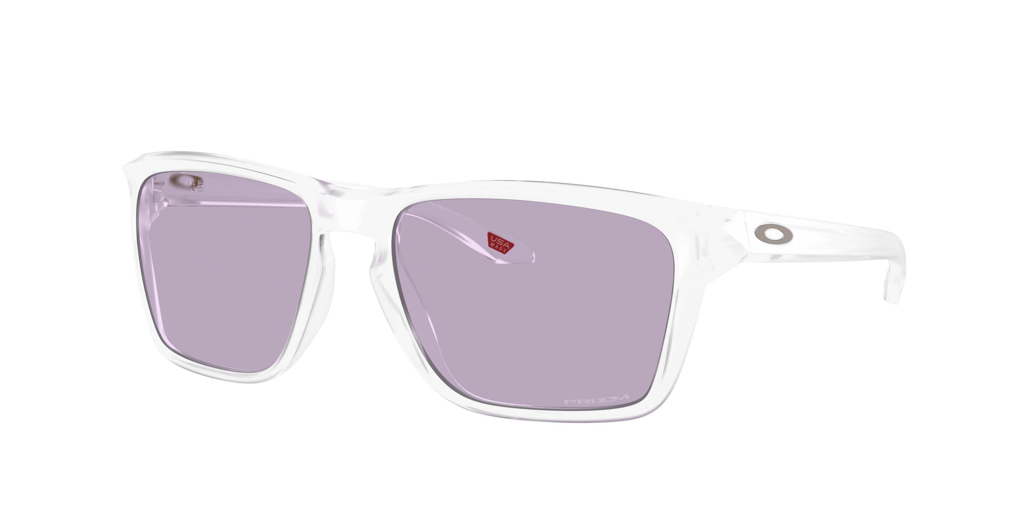 Oakley Sylas On The Green Collection Prizm Slate Sunglasses &ndash; Matte Clear - CLEAR Thumbnail View 1