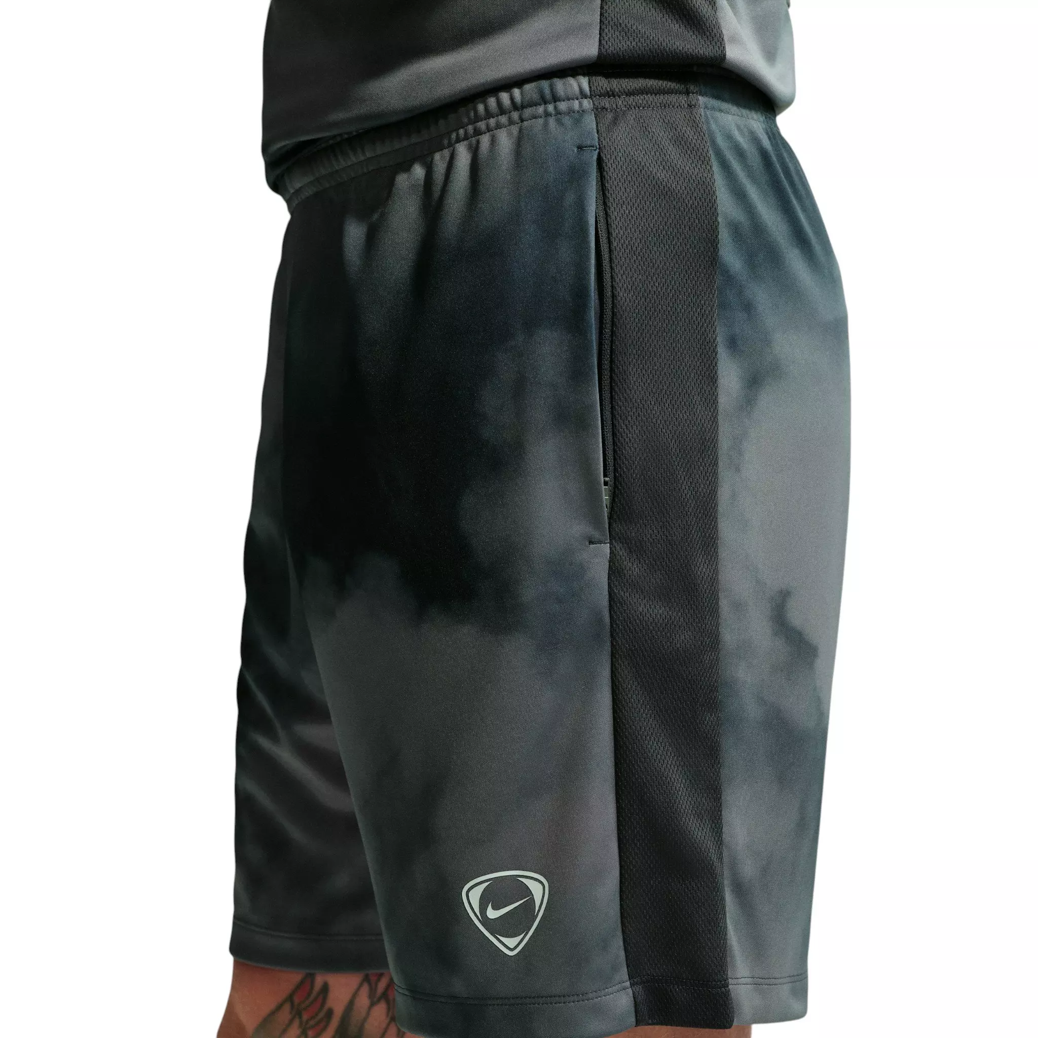Nike Men's Academy+ Dri-FIT Soccer Shorts - Black/Grey - BLACK/GREY