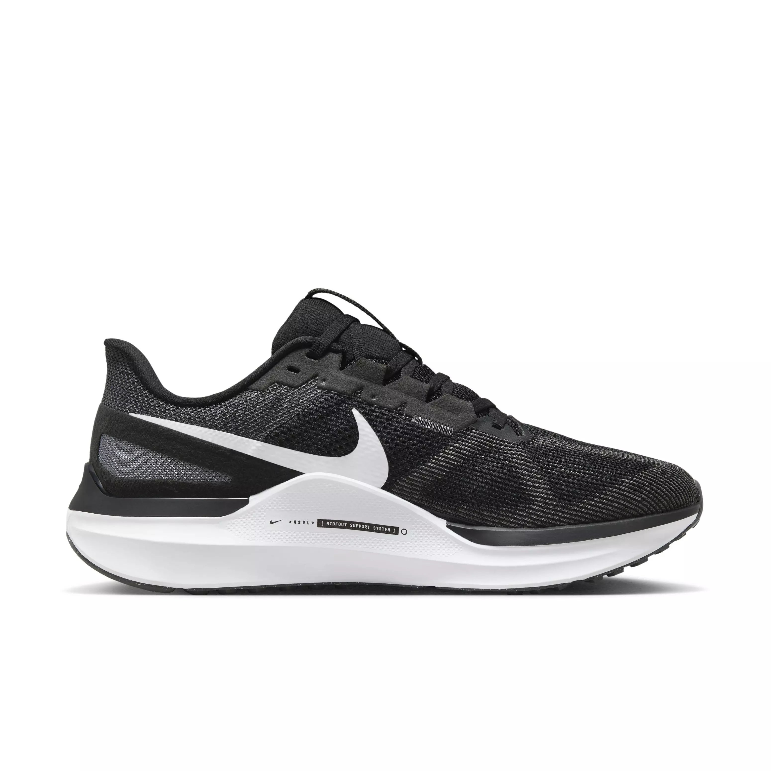 Nike Structure 25 "Black/Anthracite/White" Men's Wide Running Shoe - BLACK/ANTHRACITE/WHITE