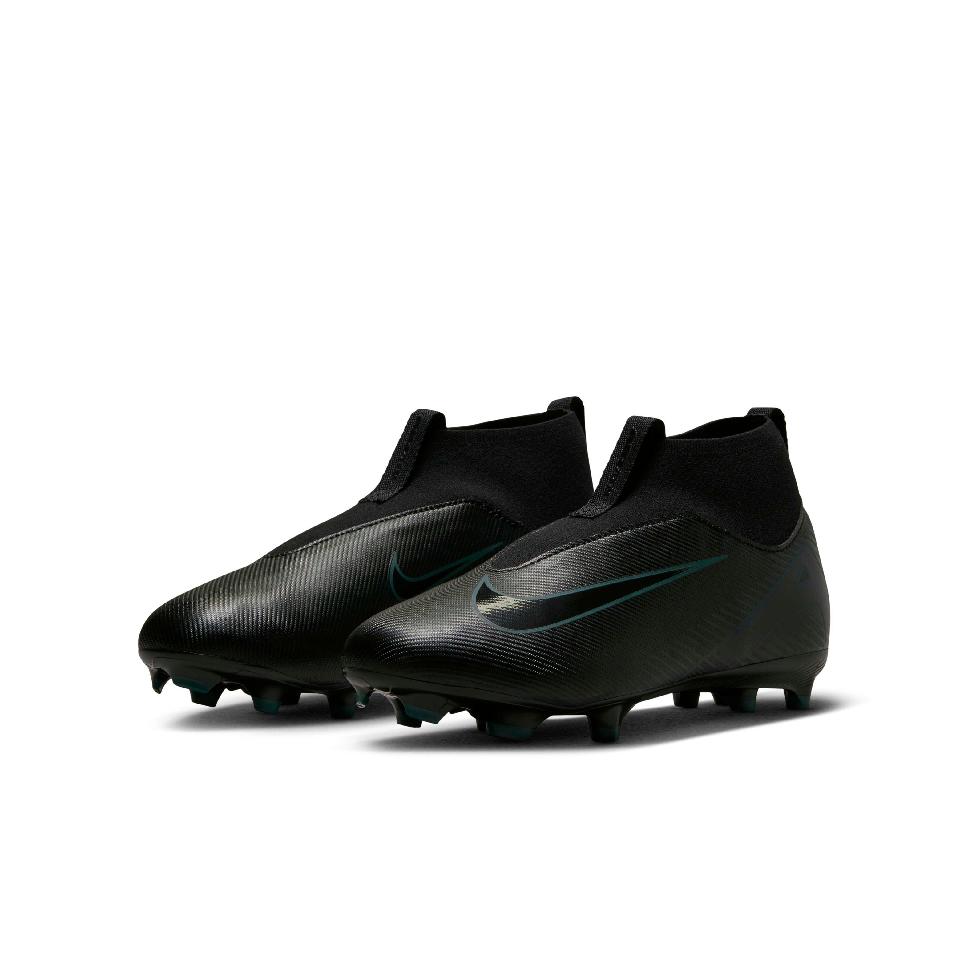 Nike Jr. Mercurial Superfly 10 Academy MG  Preschool Kids' "Black/Deep Jungle/Black" Soccer Cleat
