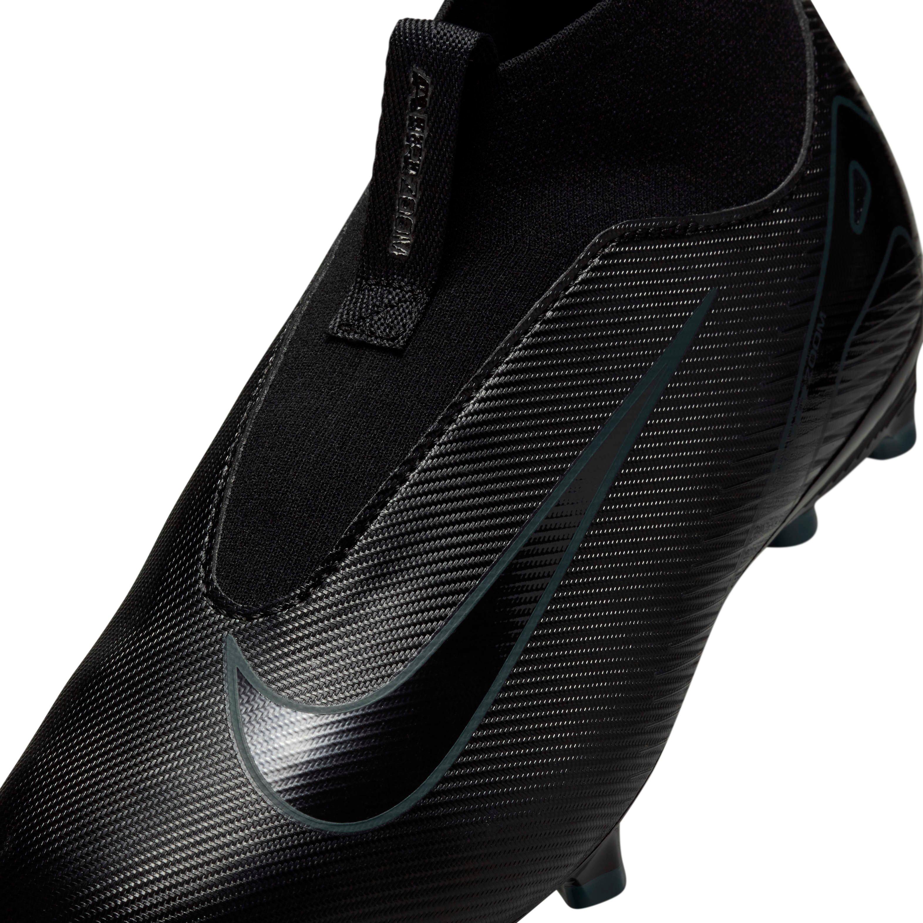 Nike Jr. Mercurial Superfly 10 Academy MG  Preschool Kids' "Black/Deep Jungle/Black" Soccer Cleat