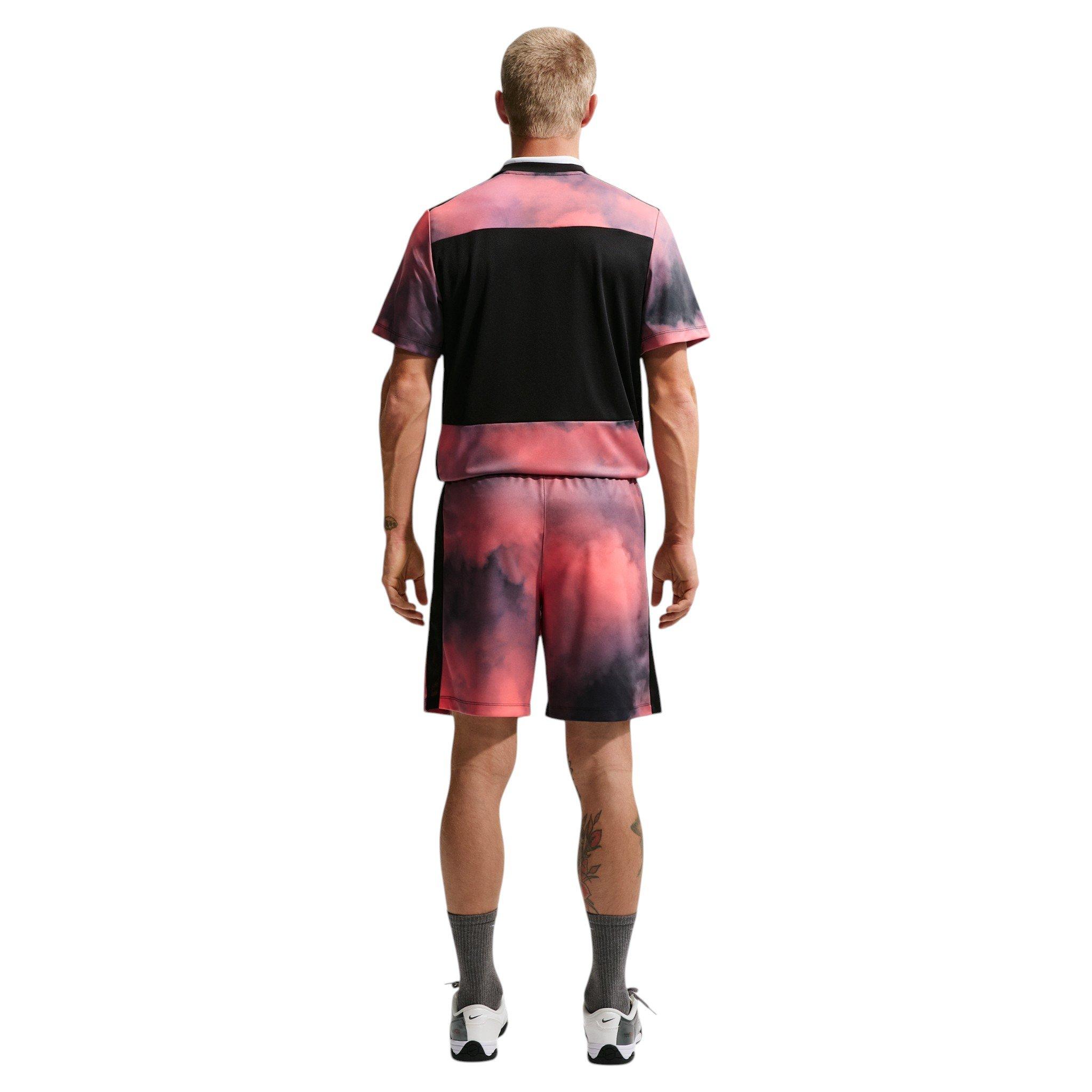 Nike Men's Academy+ Dri-FIT Soccer Shorts - Orange/Black - ORANGE/BLACK