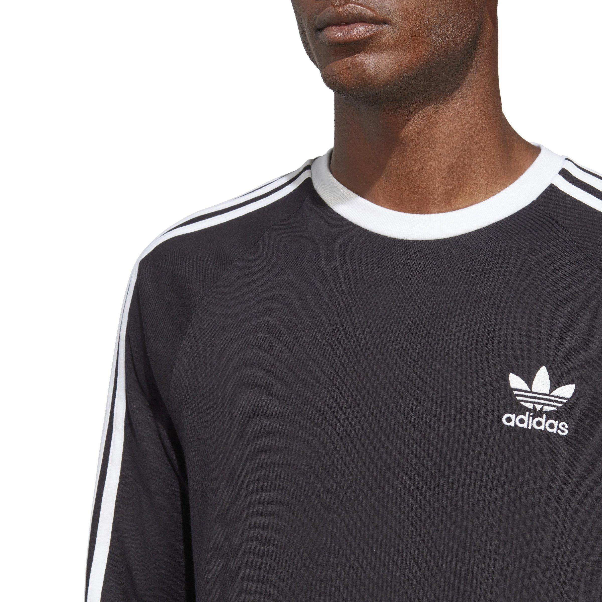 Long-Sleeve City Classics adidas Tee-Black Men\'s | 3-Stripes - Adicolor Hibbett Gear