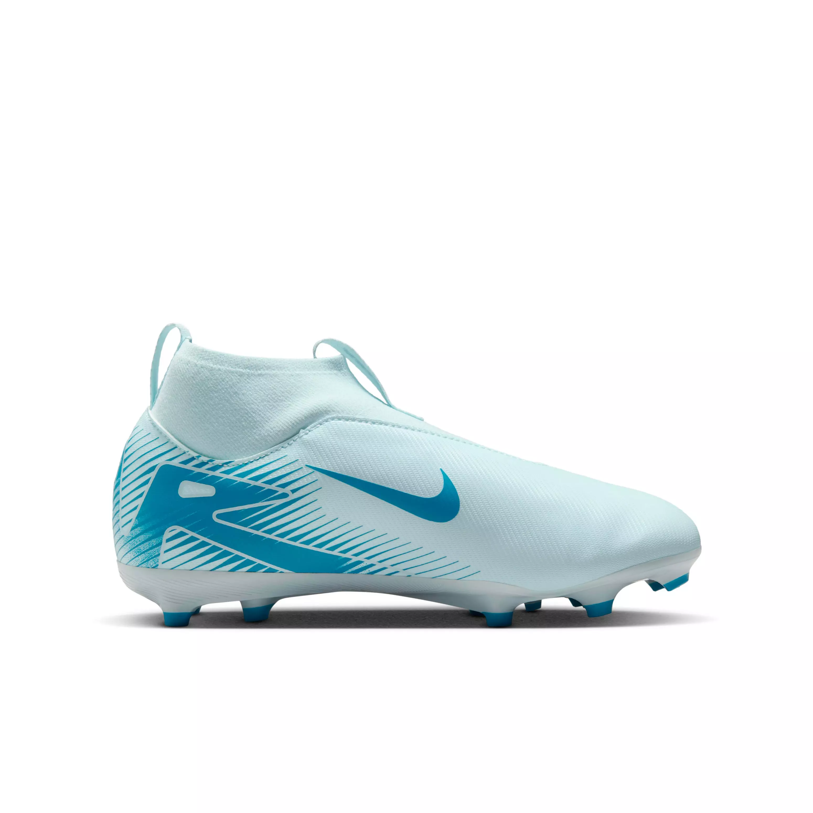 Nike Jr. Mercurial Superfly 10 Academy MG "Glacier Blue/Blue Orbit" Grade School Kids' Soccer Cleat - BLUE/BLUE