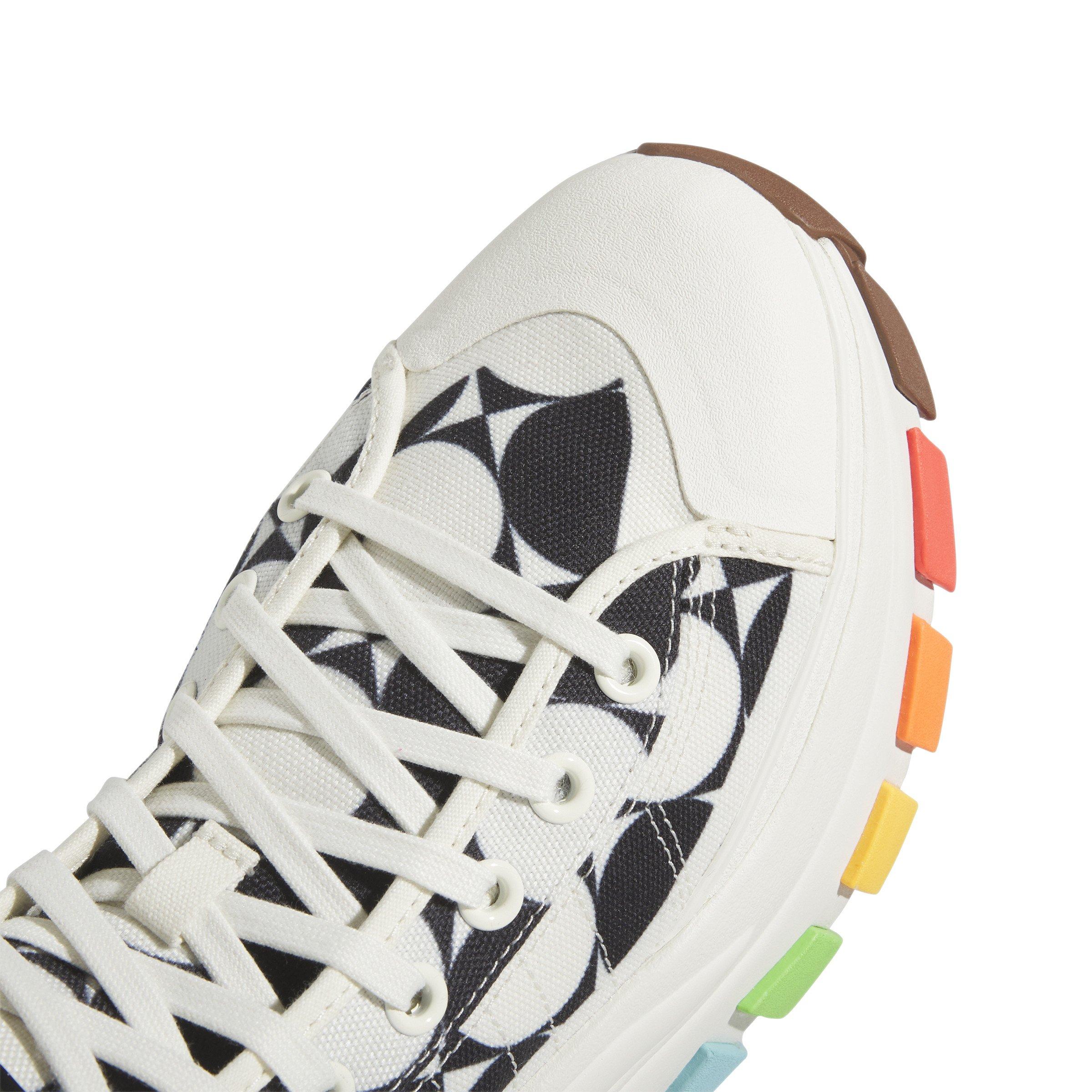 adidas Originals NIZZA HI XY22 PRIDE Off White Core Black Off White Unisex Shoe Hibbett