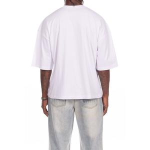 Hustle Gang Men's 10 Gallon Knit Graphic T-Shirt - White - WHITE