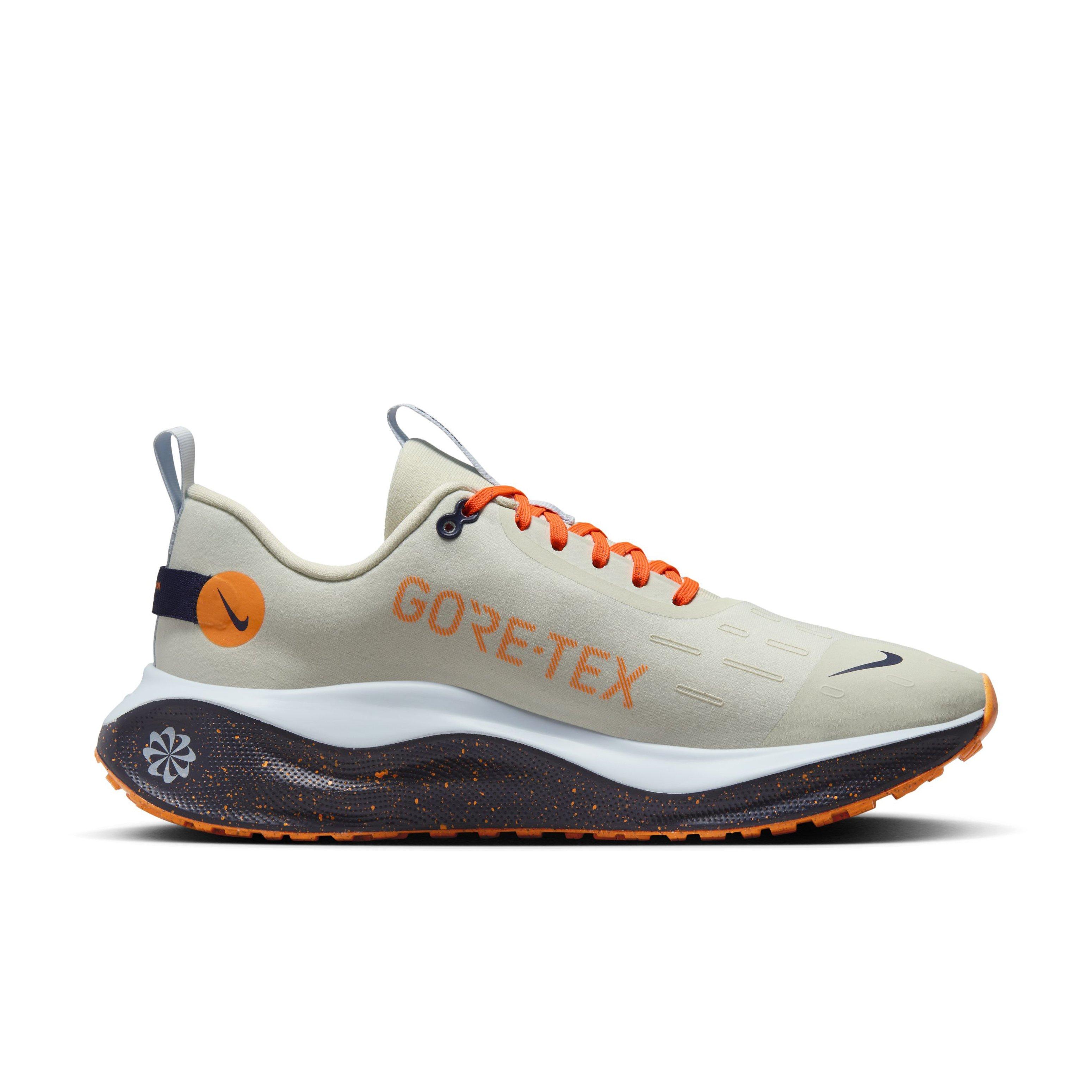 Nike InfinityRN 4 GORE-TEX "Grey/Orange/Navy" Men's Running Shoe - GREY/ORANGE/NAVY Thumbnail View 1