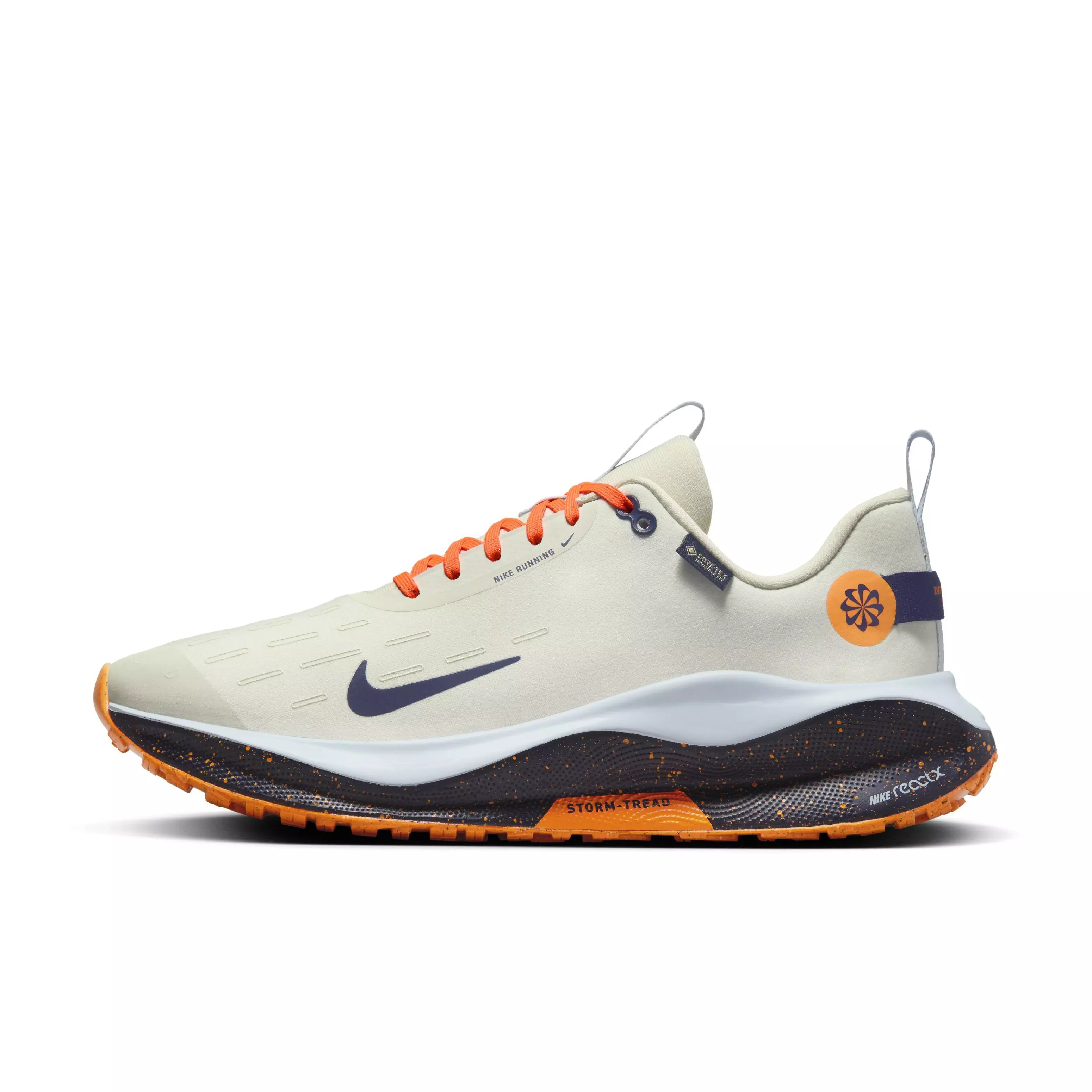 Nike InfinityRN 4 GORE-TEX "Grey/Orange/Navy" Men's Running Shoe - GREY/ORANGE/NAVY