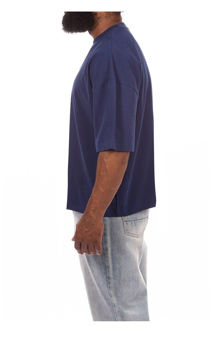 Hustle Gang Men's 10 Gallon Knit Graphic T-Shirt - Blue - BLUE