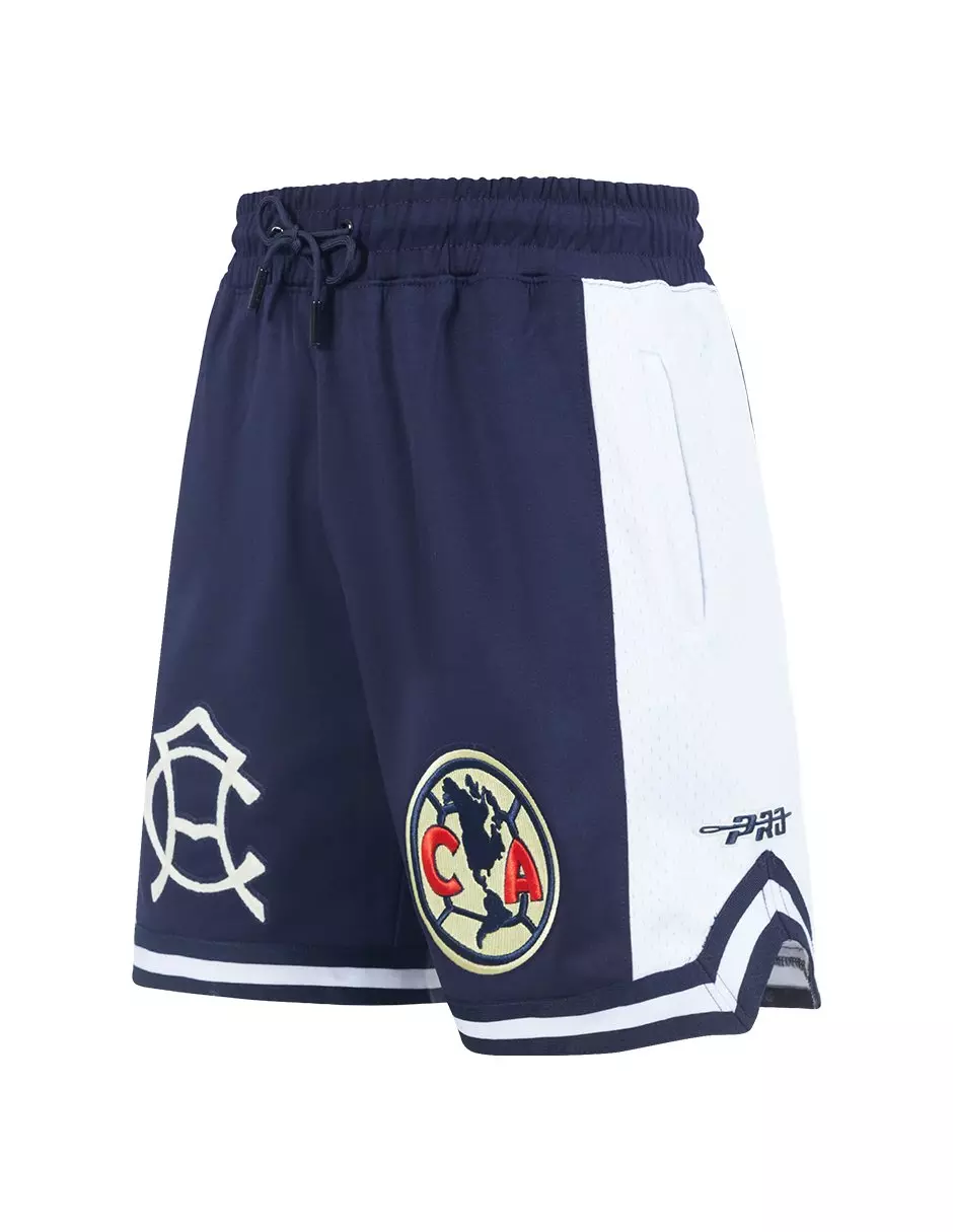 Pro Standard Men's Liga MX Club America Premium Double Knit 2.0 Soccer Shorts -Navy - NAVY