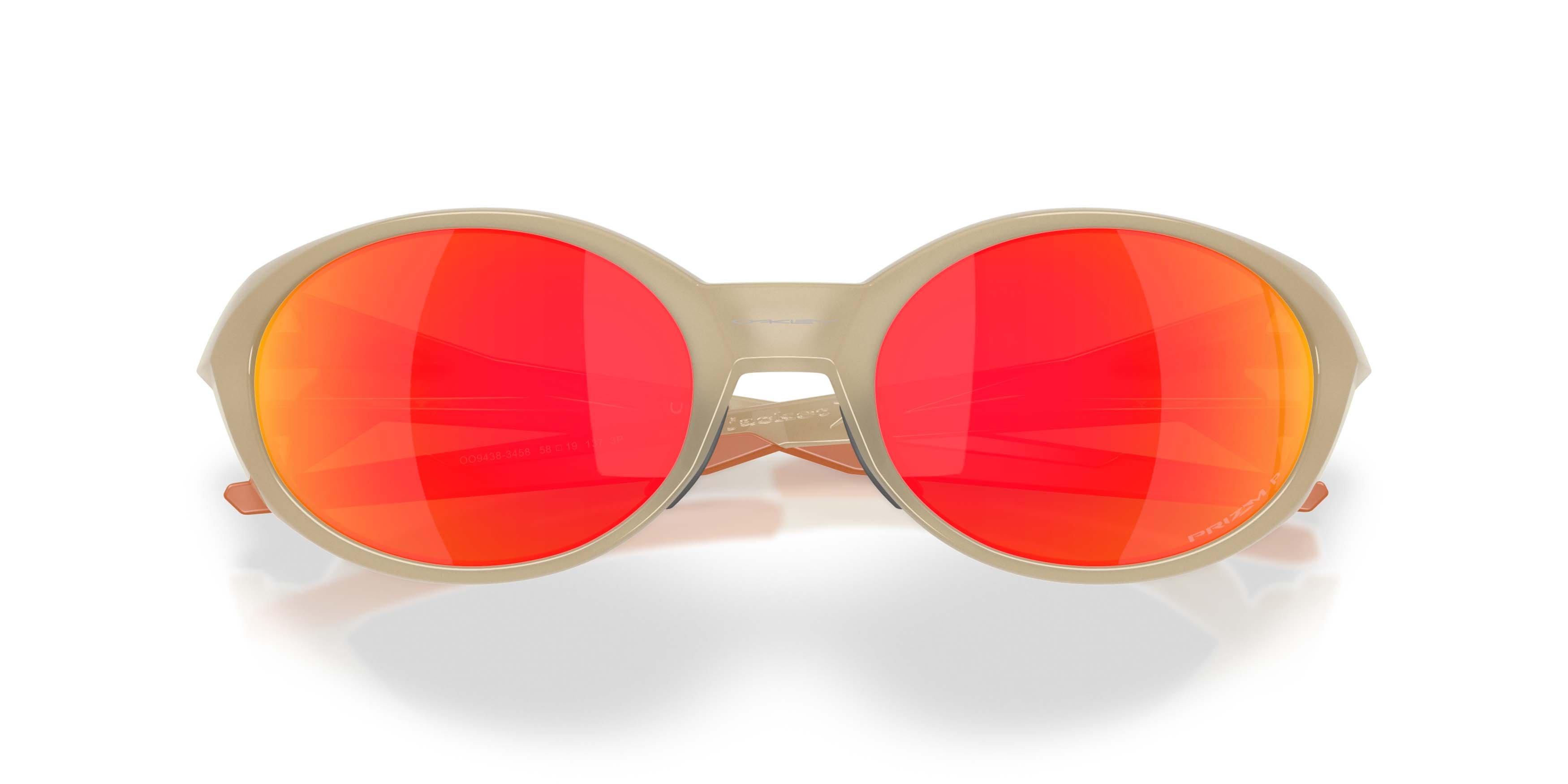 Oakley Eye Jacket Redux Latitude Collection Prizm Ruby Polarized Sunglasses &ndash; Sandstorm Frame - LT BROWN Thumbnail View 7