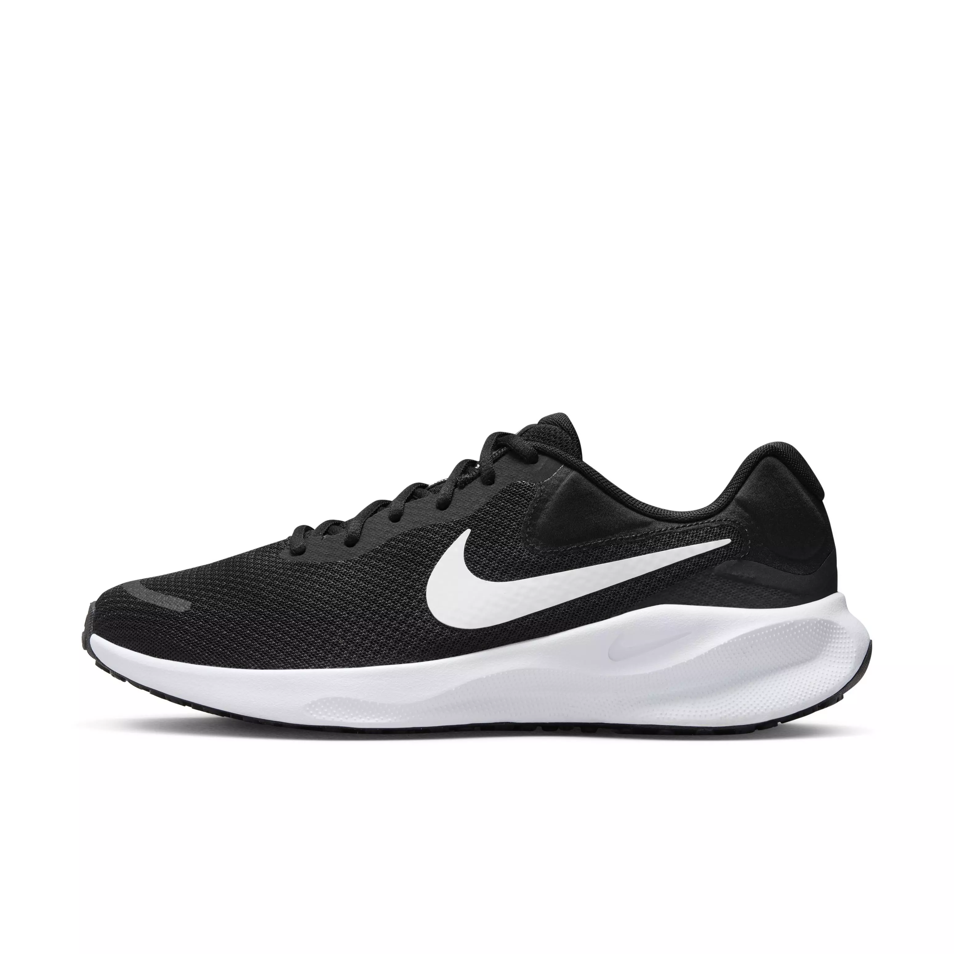 Nike Revolution 7 "Black/White" Men's Running Shoe - BLACK/WHITE