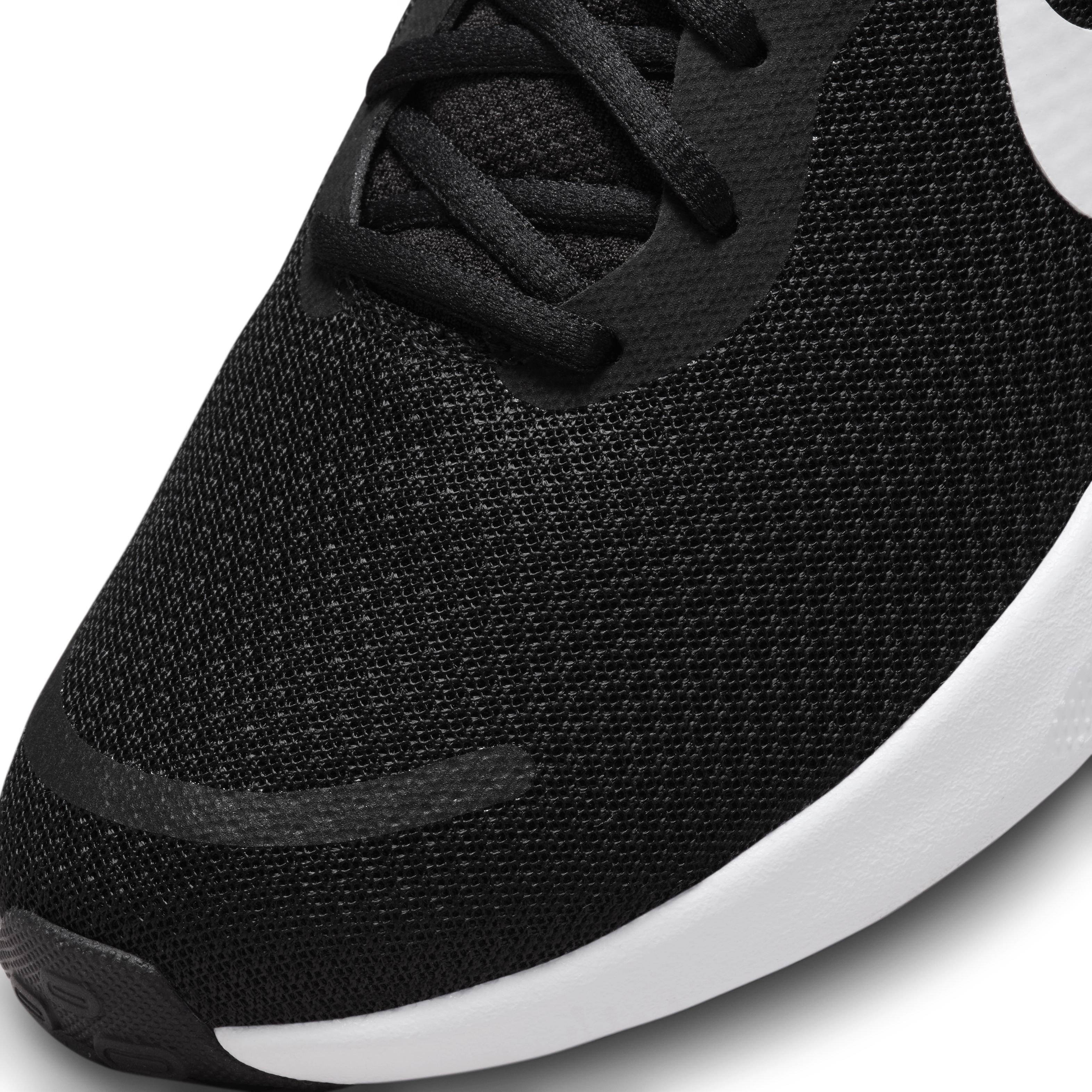 Nike Revolution 7 "Black/White" Men's Running Shoe - BLACK/WHITE Thumbnail View 7