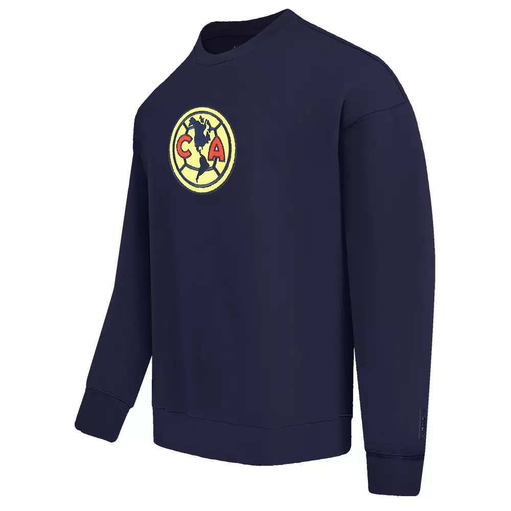 Pro Standard Men's Liga MX Club America Stadium Fleece V2 Soccer Crewneck - Navy - NAVY