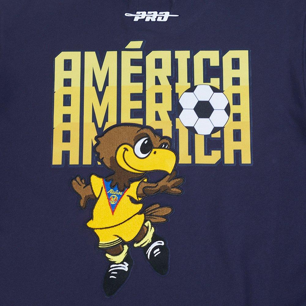 Pro Standard Men's Liga MX Club America Stadium Fleece V2 Soccer Crewneck - Navy - NAVY Thumbnail View 6