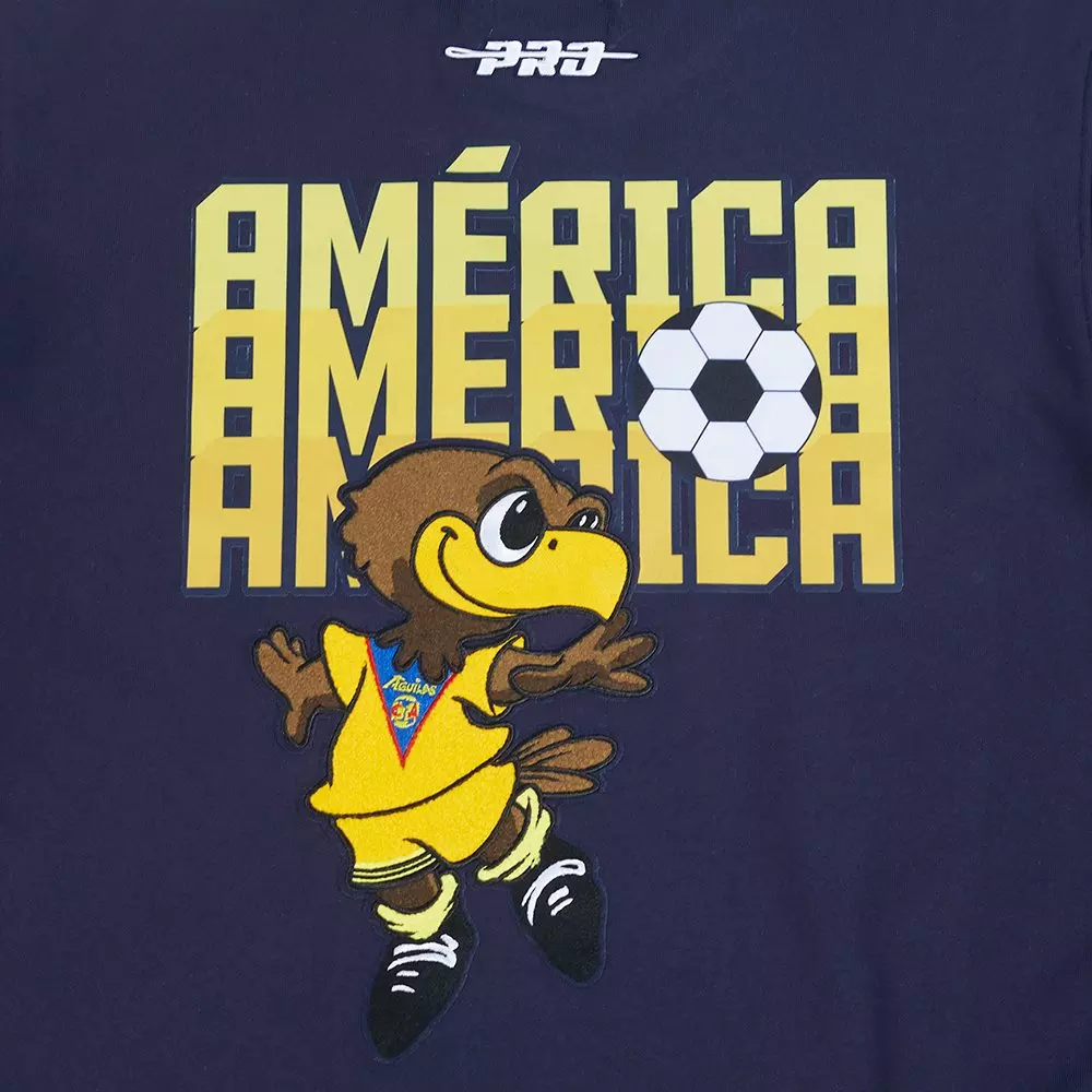 Pro Standard Men's Liga MX Club America Stadium Fleece V2 Soccer Crewneck - Navy - NAVY