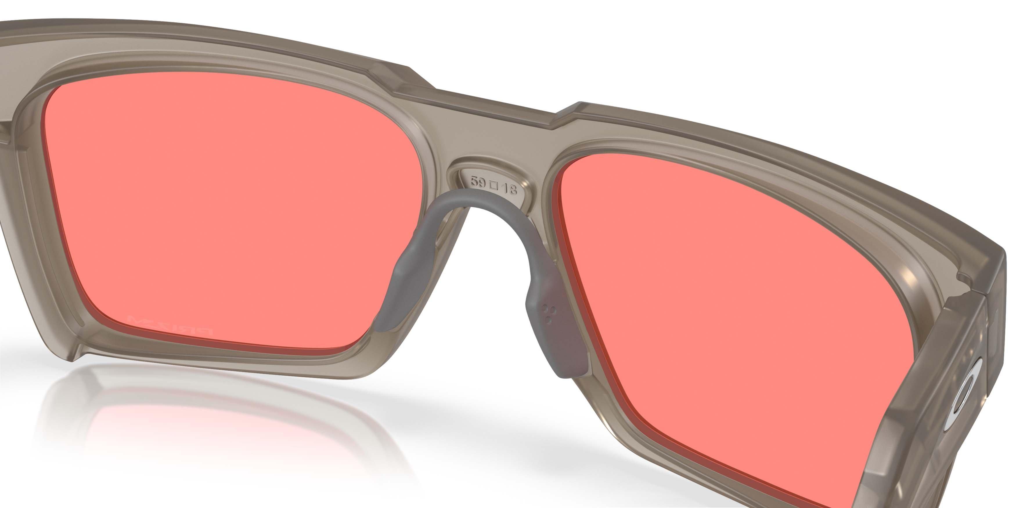 Oakley Enigma Ink Latitude Collection Prizm Peach Sunglasses &ndash; Transparent Sand - BROWN/PINK Thumbnail View 5