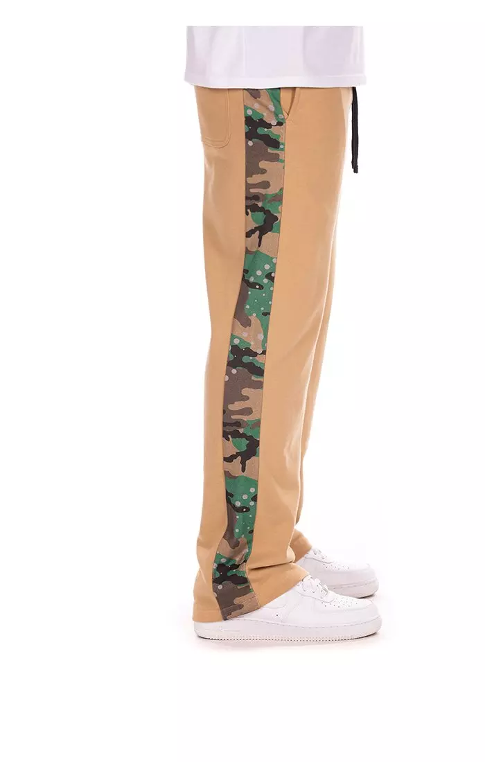 Hustle Gang Men's Platoon Sweatpants - Tan - TAN