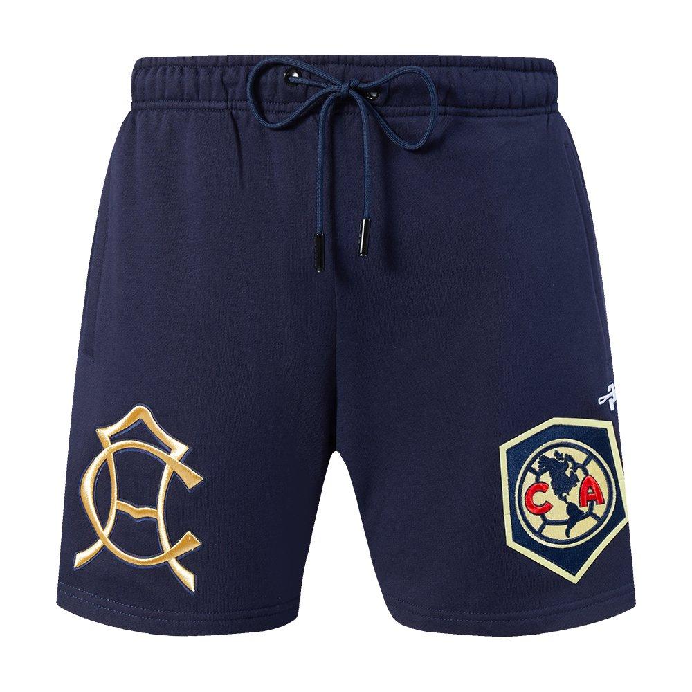 Pro Standard Men's Liga MX Club America Premium Fleece Soccer Shorts -Navy - NAVY Thumbnail View 1
