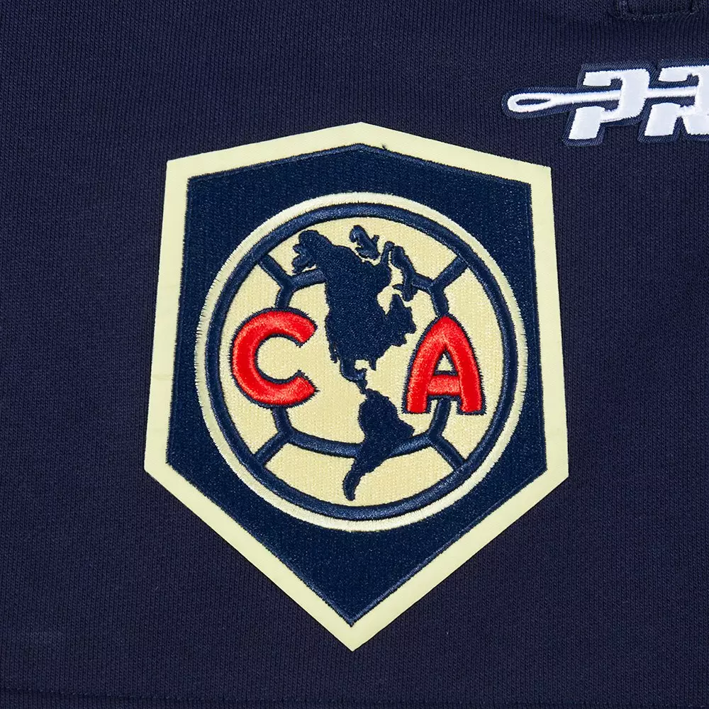 Pro Standard Men's Liga MX Club America Premium Fleece Soccer Shorts -Navy - NAVY