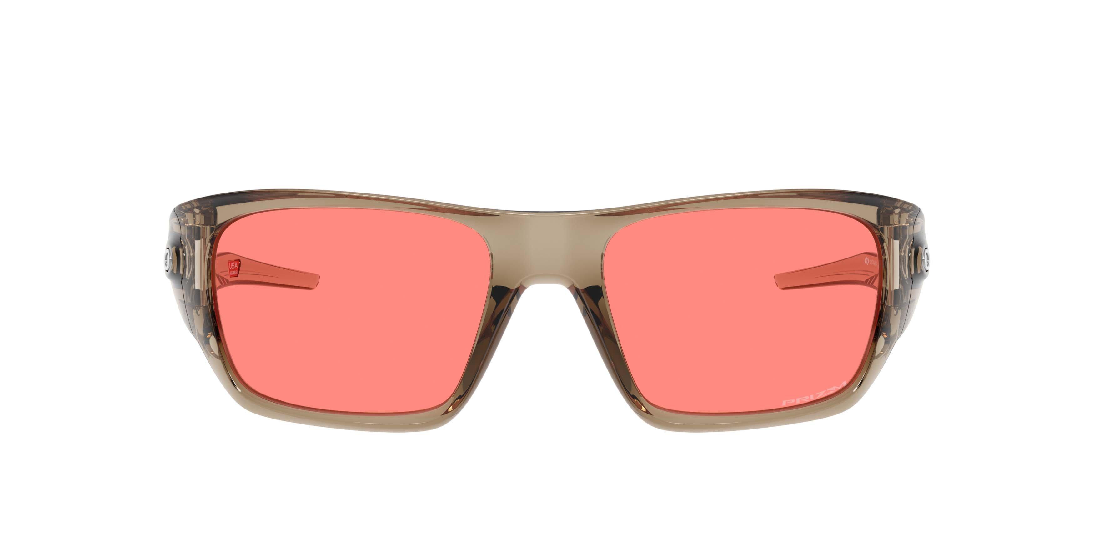Oakley Masseter Latitude Collection Prizm Peach Sunglasses &ndash; Transparent Sand - CLEAR/PINK Thumbnail View 2