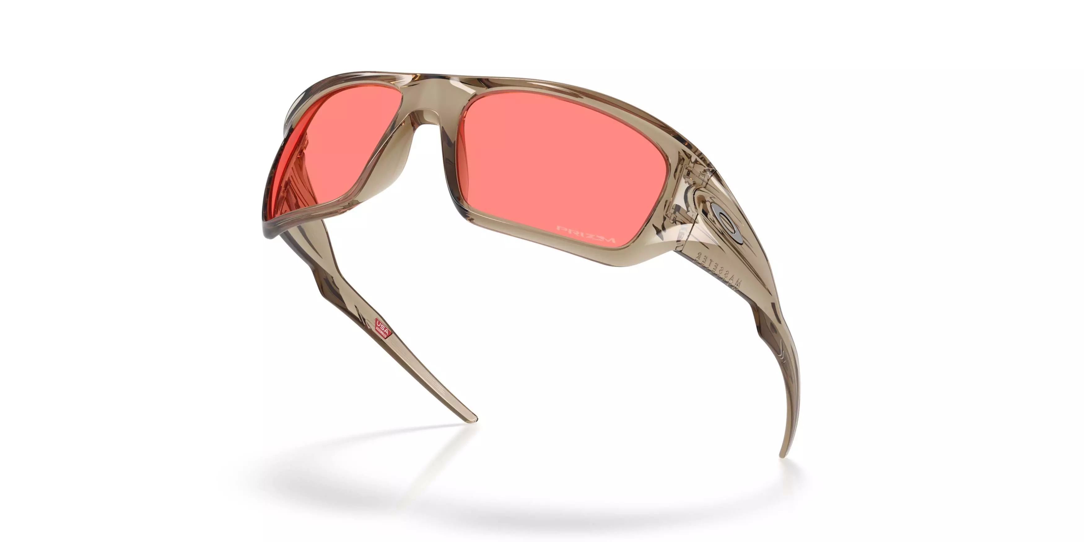 Oakley Masseter Latitude Collection Prizm Peach Sunglasses &ndash; Transparent Sand - CLEAR/PINK