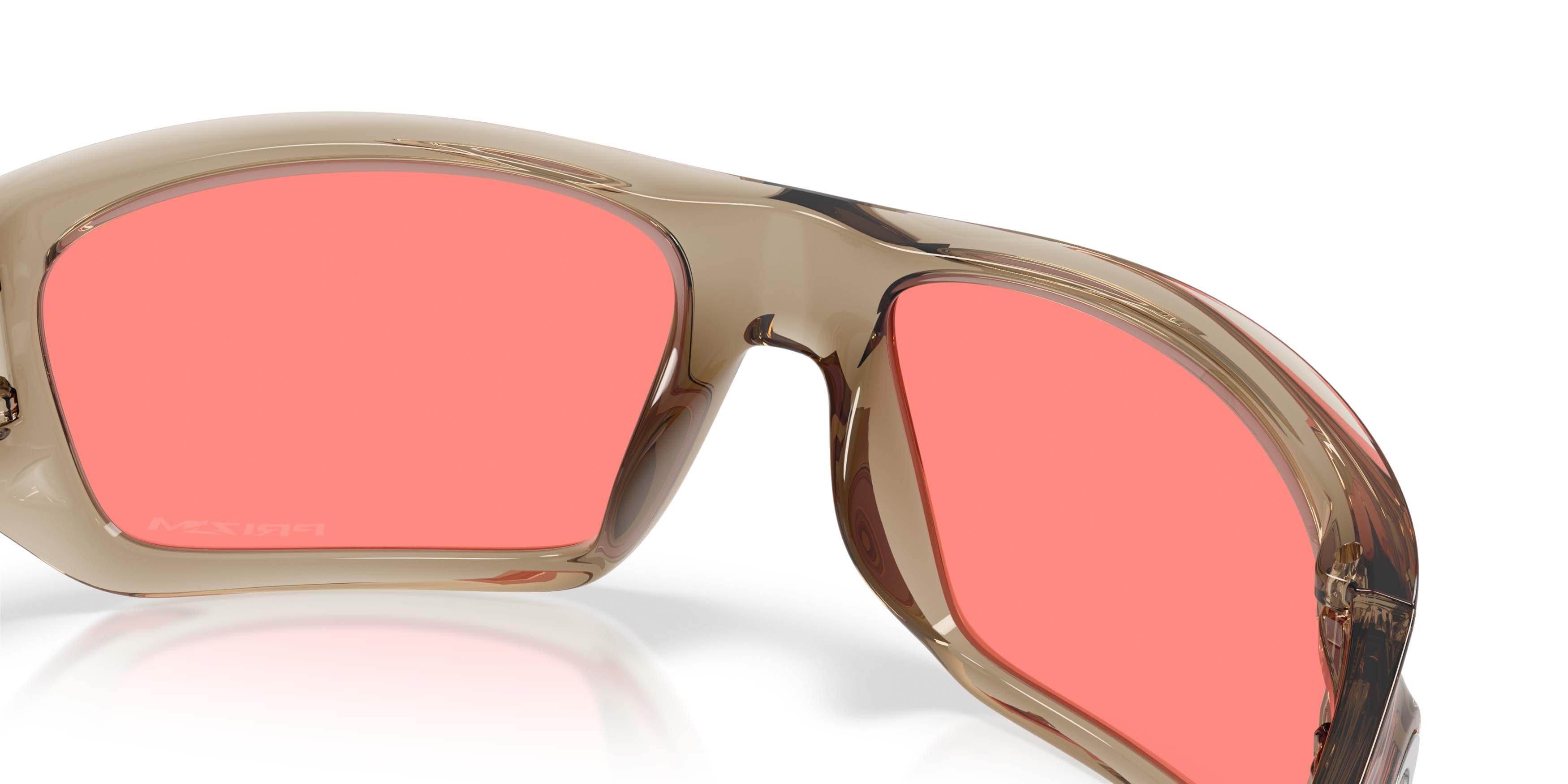 Oakley Masseter Latitude Collection Prizm Peach Sunglasses &ndash; Transparent Sand - CLEAR/PINK Thumbnail View 5