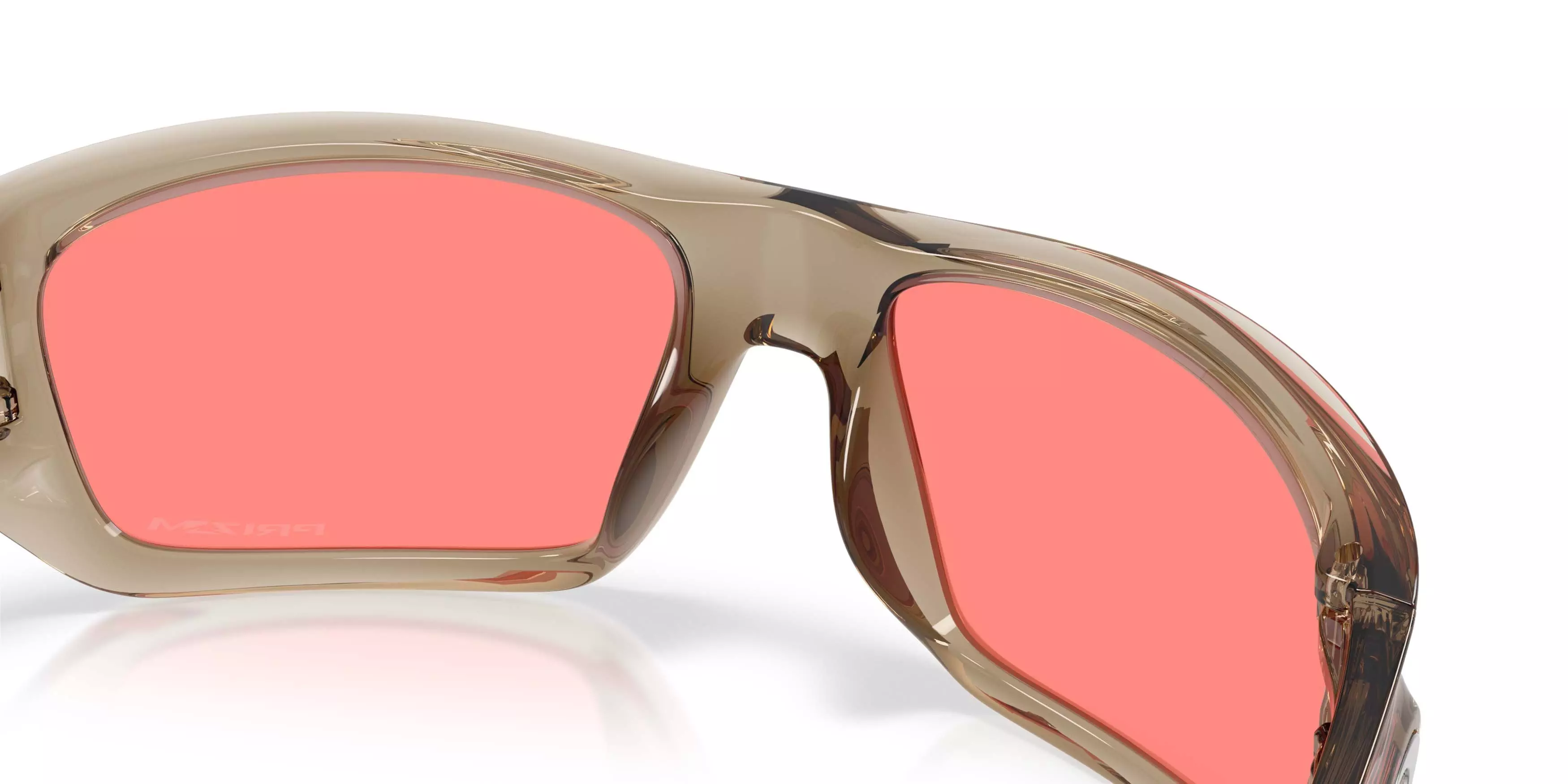 Oakley Masseter Latitude Collection Prizm Peach Sunglasses &ndash; Transparent Sand - CLEAR/PINK